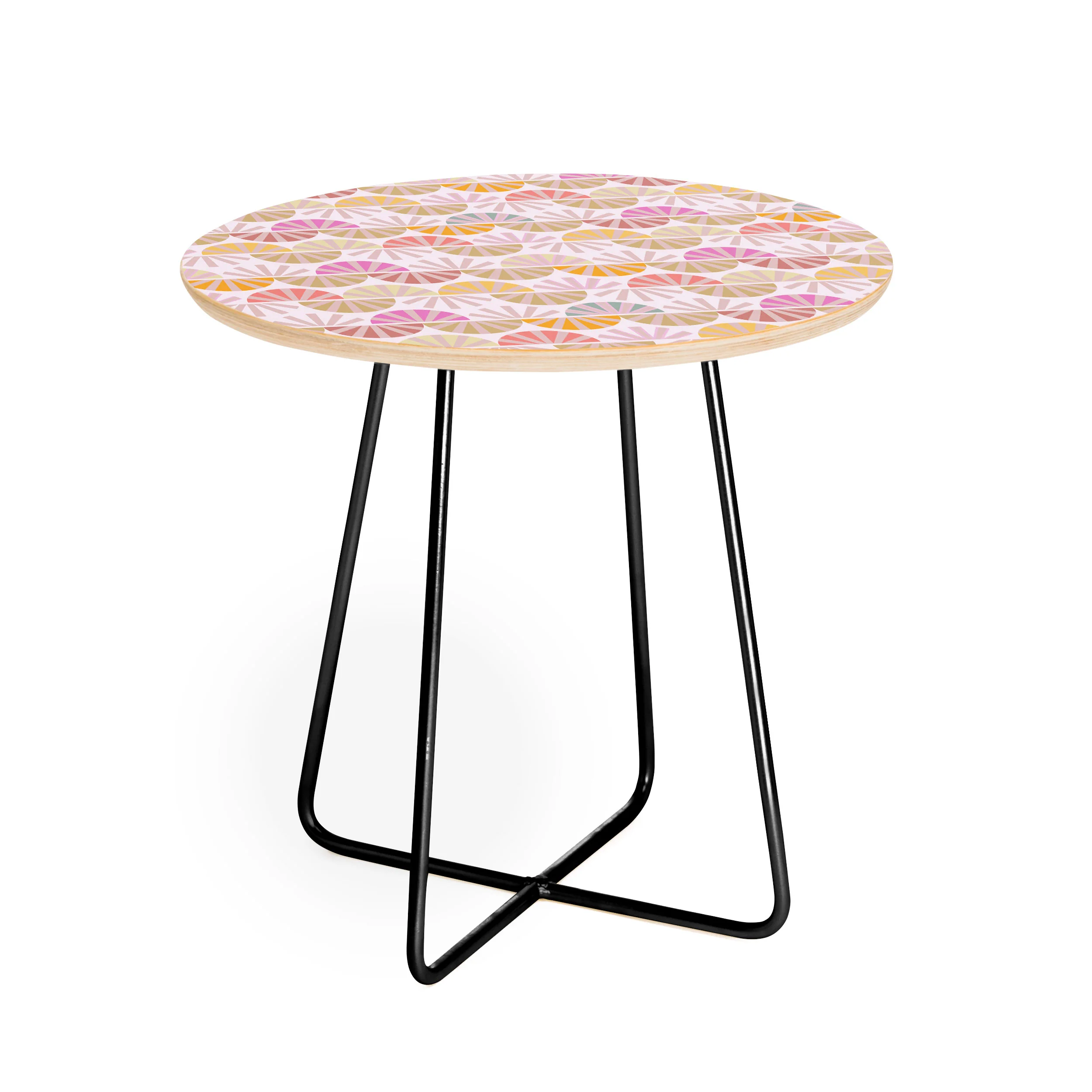 Mirimo Fanta Fans pastel Round Side Table - Image 2