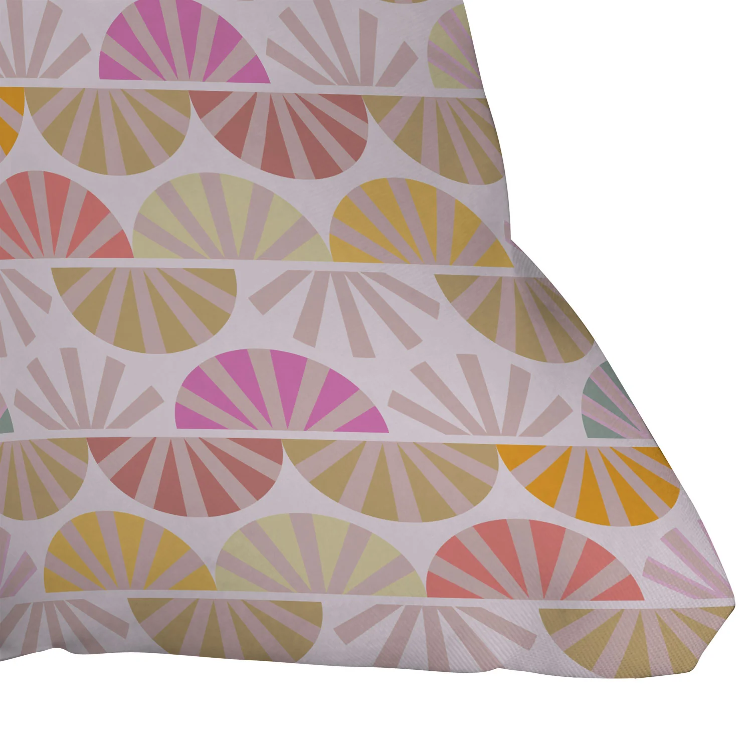 Mirimo Fanta Fans pastel Throw Pillow - Image 3