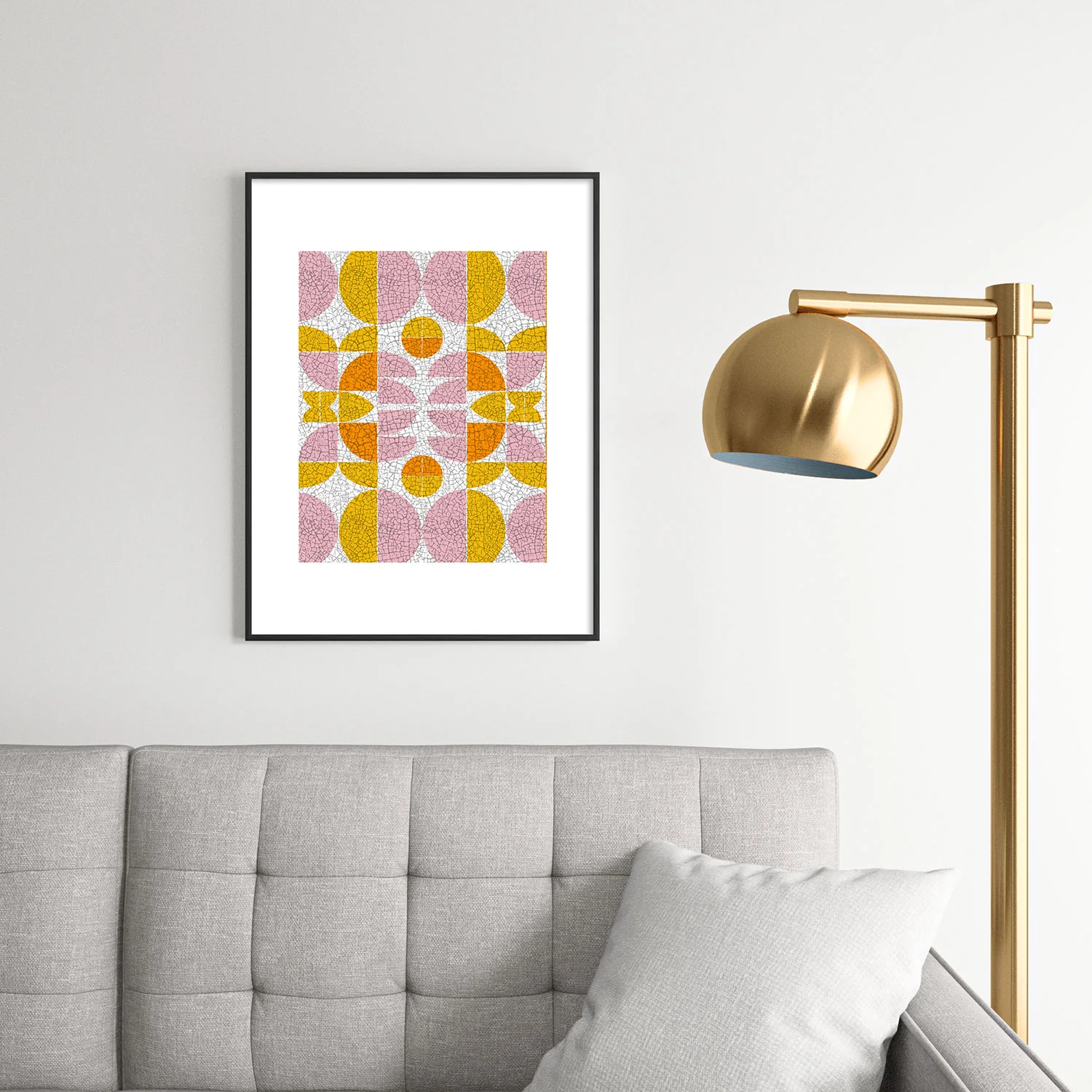 Mirimo FunGeo Metal Framed Art Print - Image 34