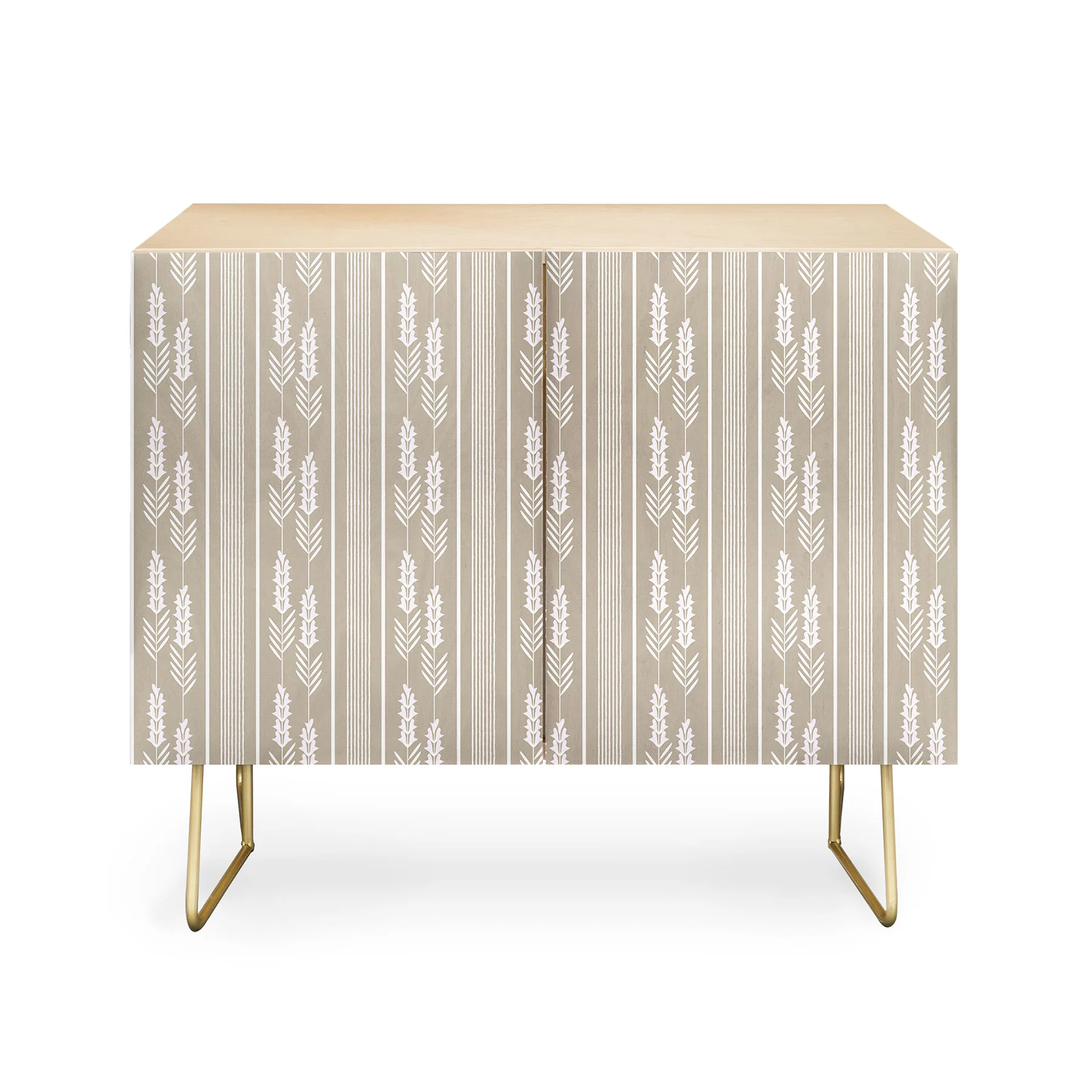 Mirimo Lavender Striped neutral Credenza - Image 7