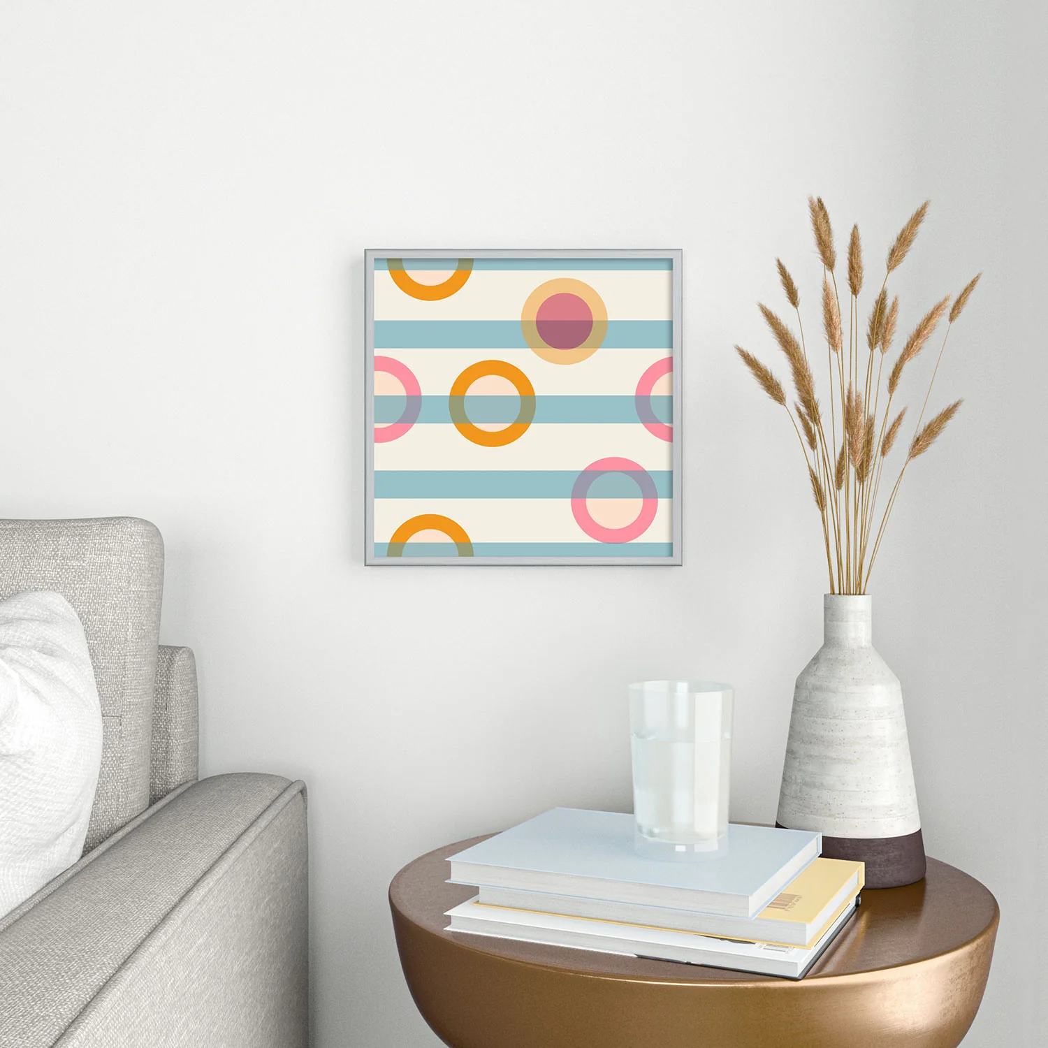 Mirimo ObaOba Square Metal Framed Art Print - Image 6