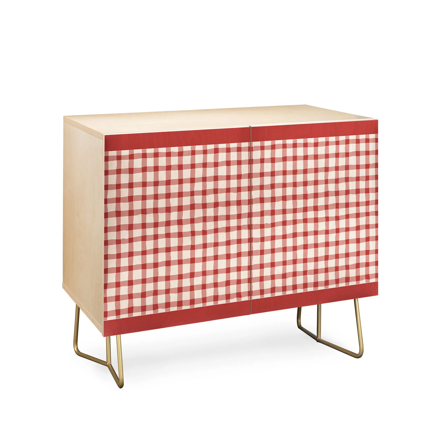 Mirimo Organic Gingham Red Credenza - Image 8