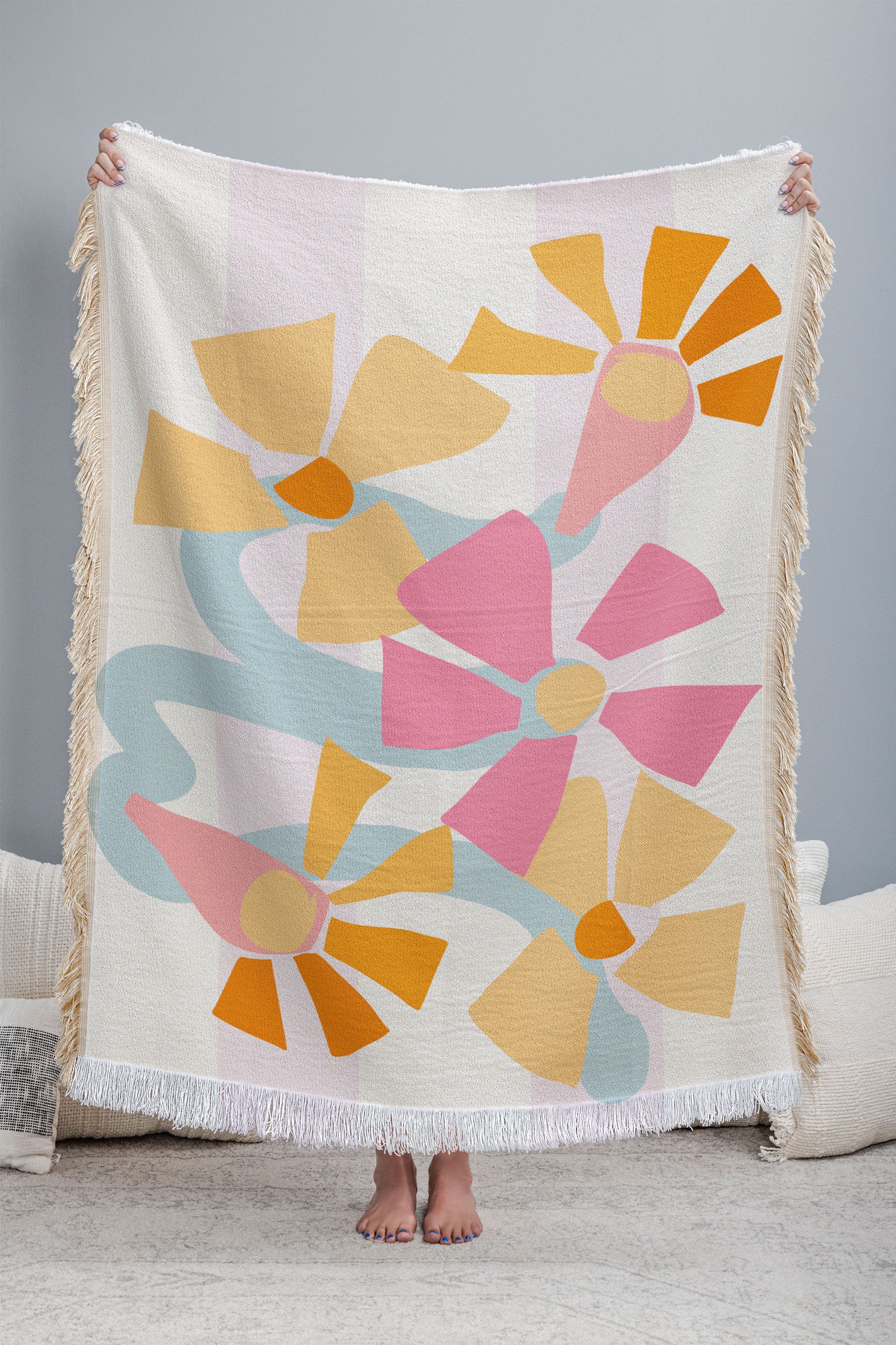 Mirimo Pastel Bunch Throw Blanket - Image 3