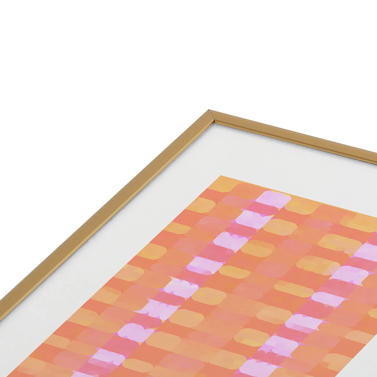 Mirimo Spring glare Metal Framed Art Print - Image 3