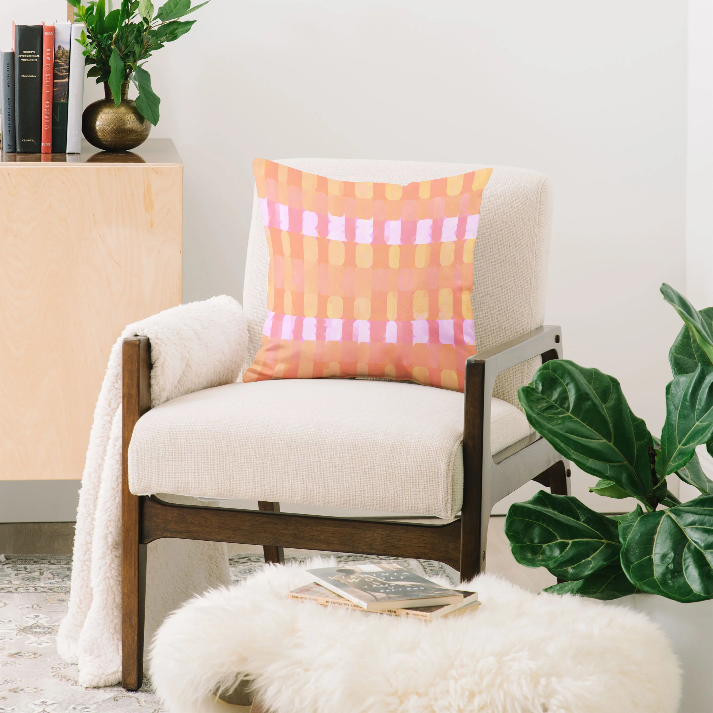 Mirimo Spring glare Throw Pillow - Image 2