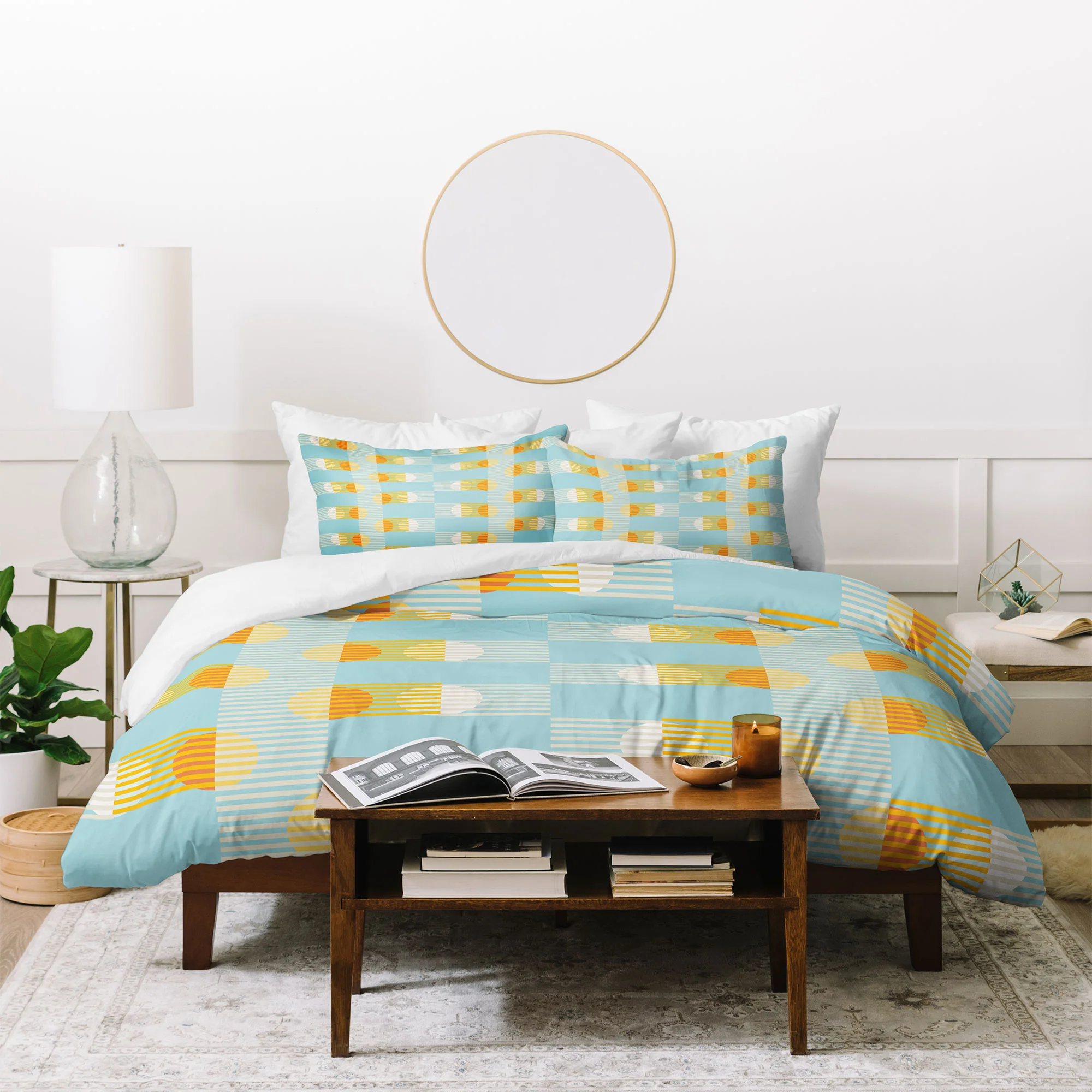 Mirimo Sun and Moon Grid Duvet Cover - Image 44