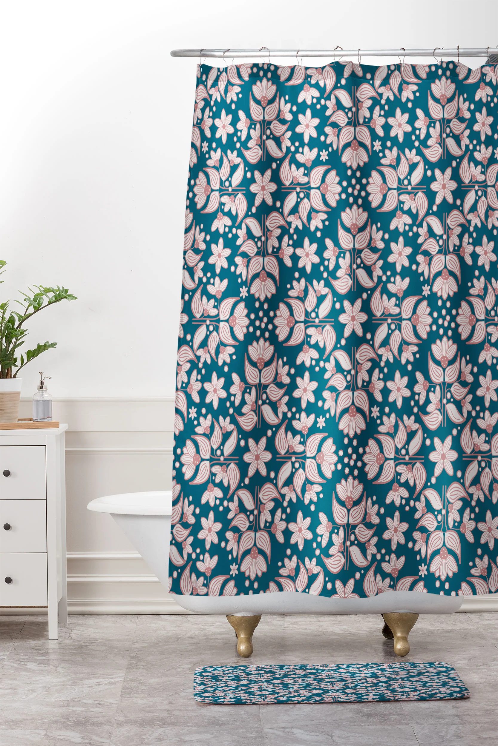 Mirimo Sweet Florentia garden Memory Foam Bath Mat - Image 4