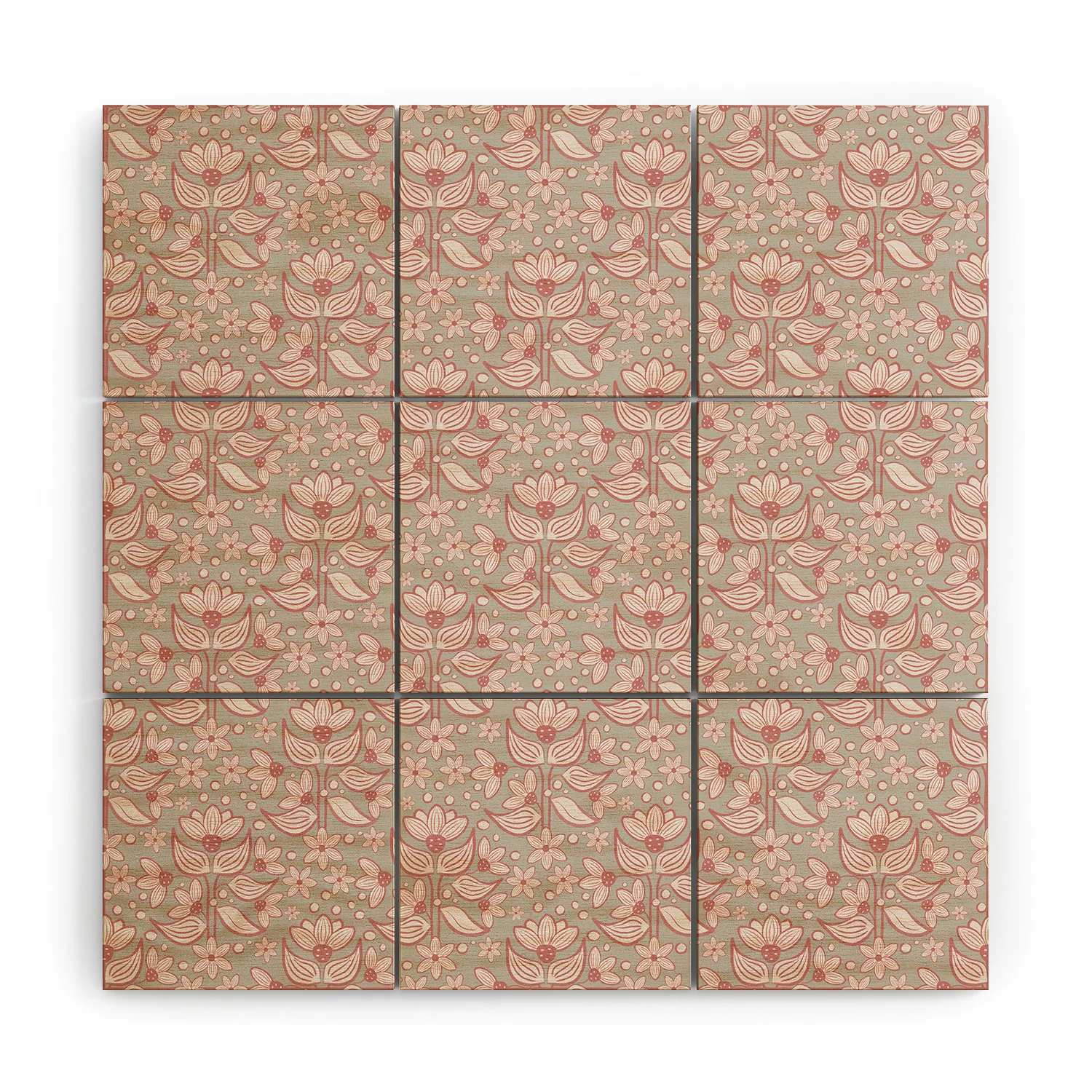 Mirimo Sweet Florentia Wood Wall Mural