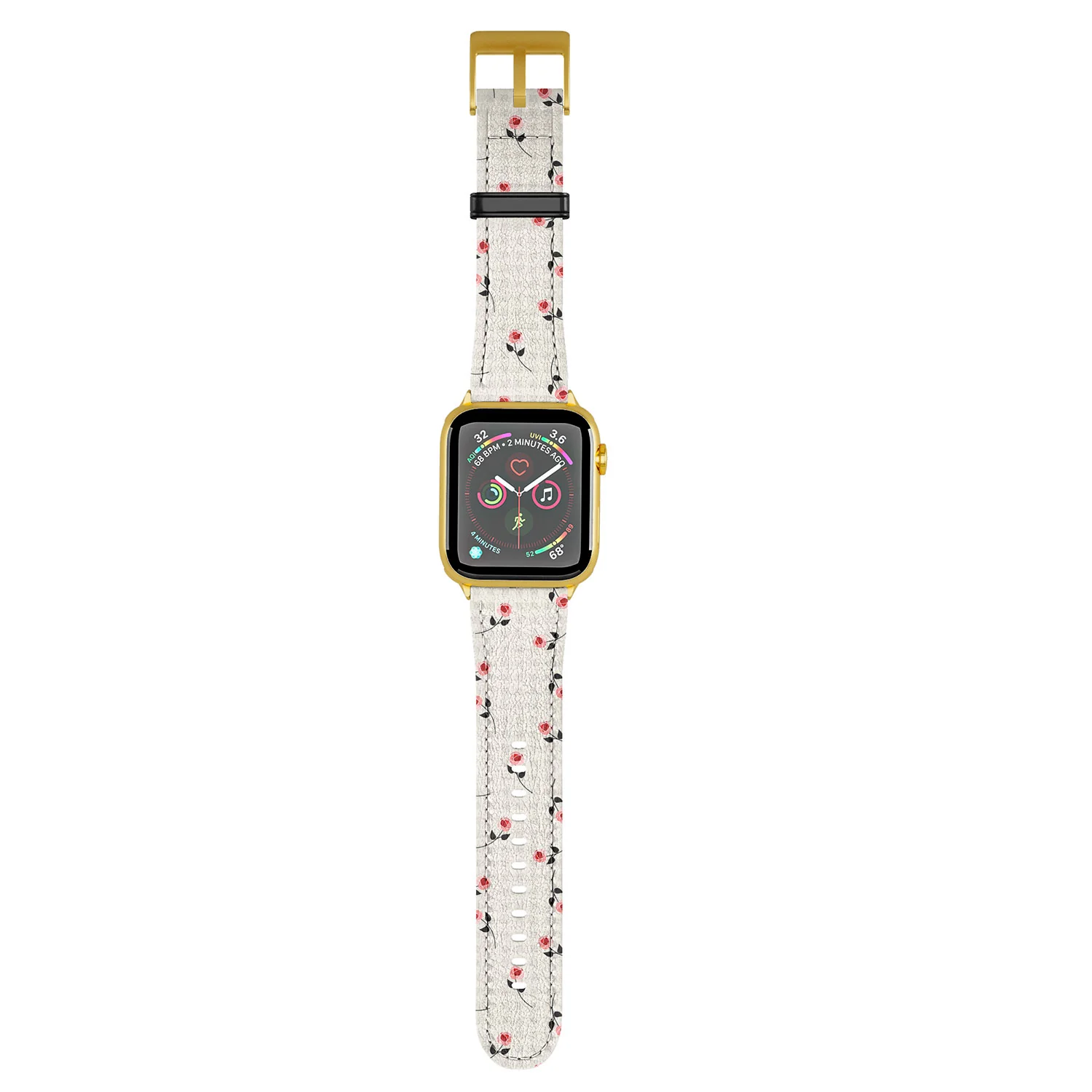 Mirimo Tiny roses on gingham Apple Watch Band - Image 12
