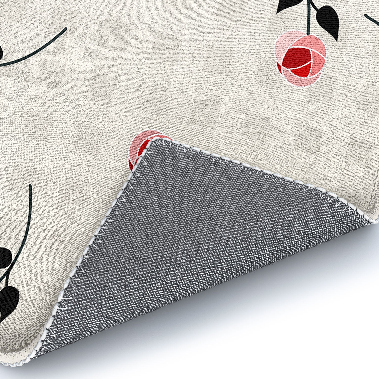 Mirimo Tiny roses on gingham Area Rug - Image 7
