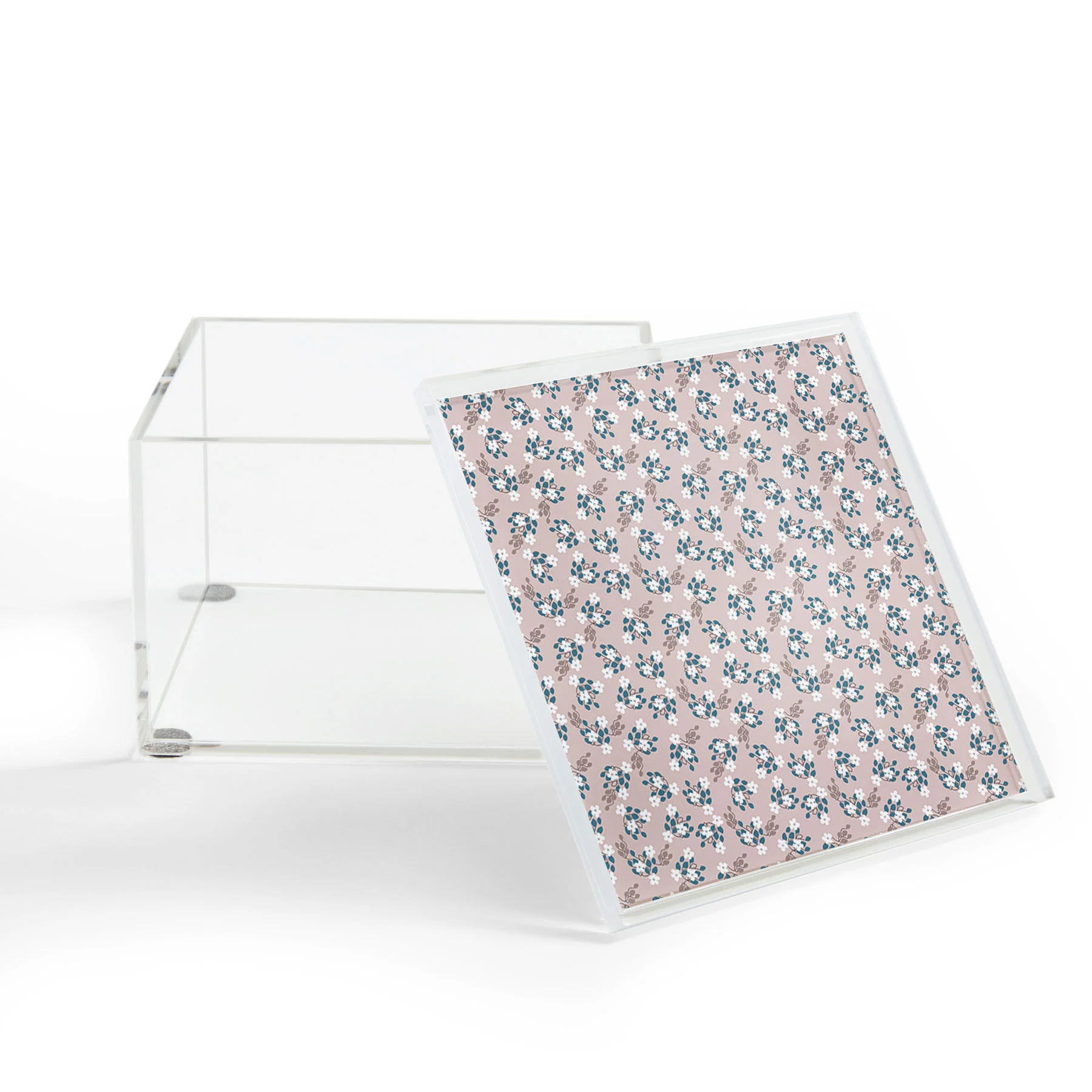 Mirimo Tiny White Flowers Acrylic Box - Image 2