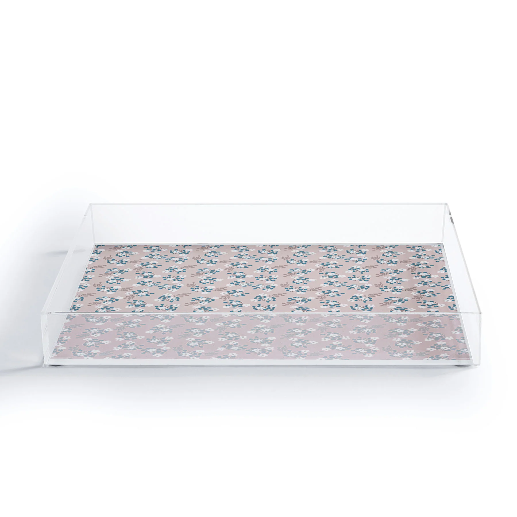Mirimo Tiny White Flowers Acrylic Tray - Image 6