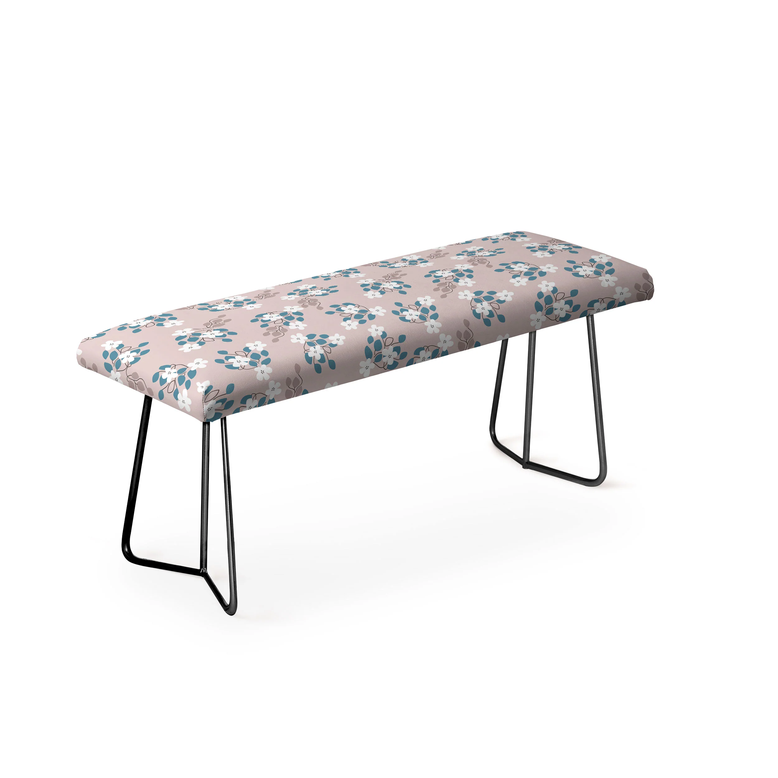 Mirimo Tiny White Flowers Bench - Image 4