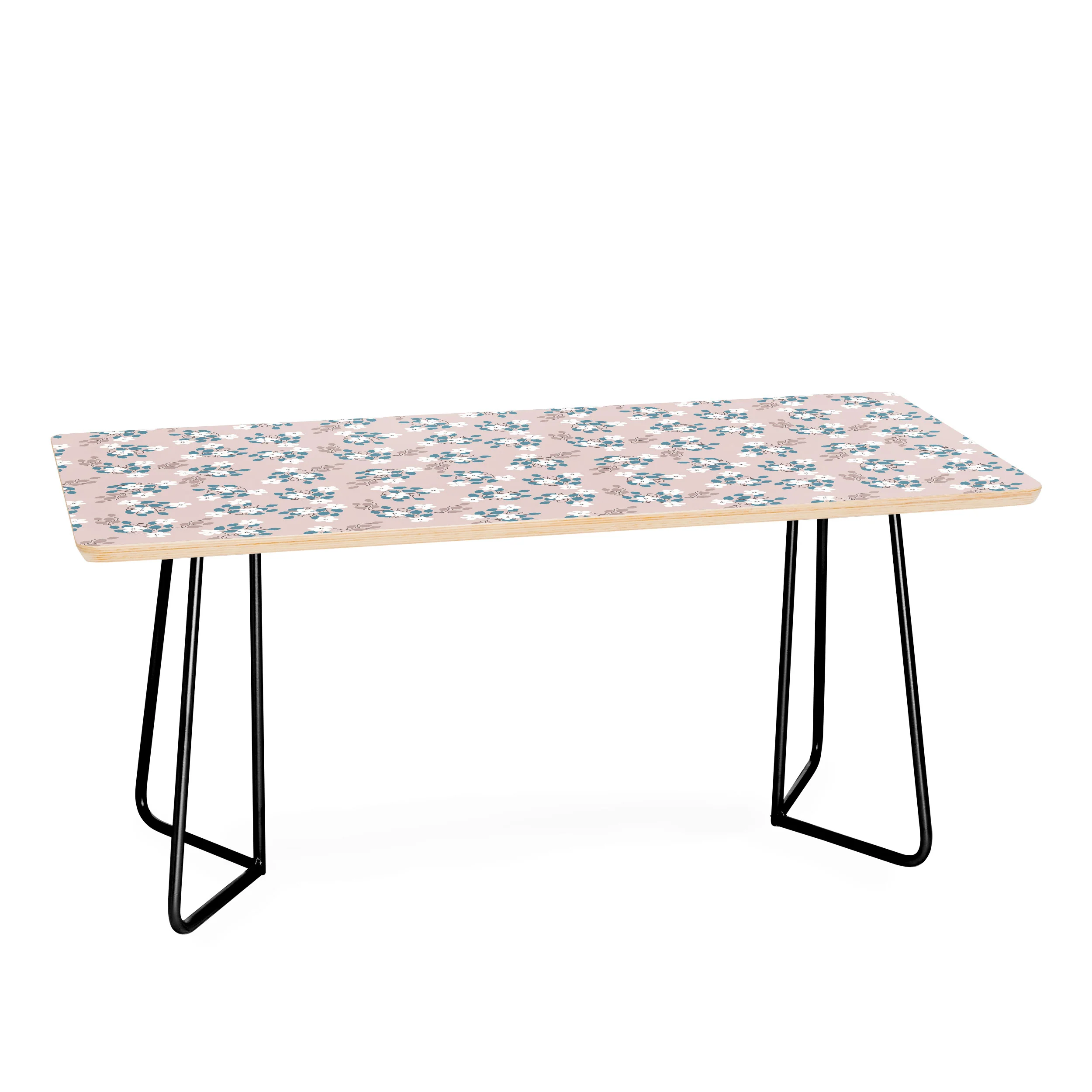 Mirimo Tiny White Flowers Coffee Table - Image 2