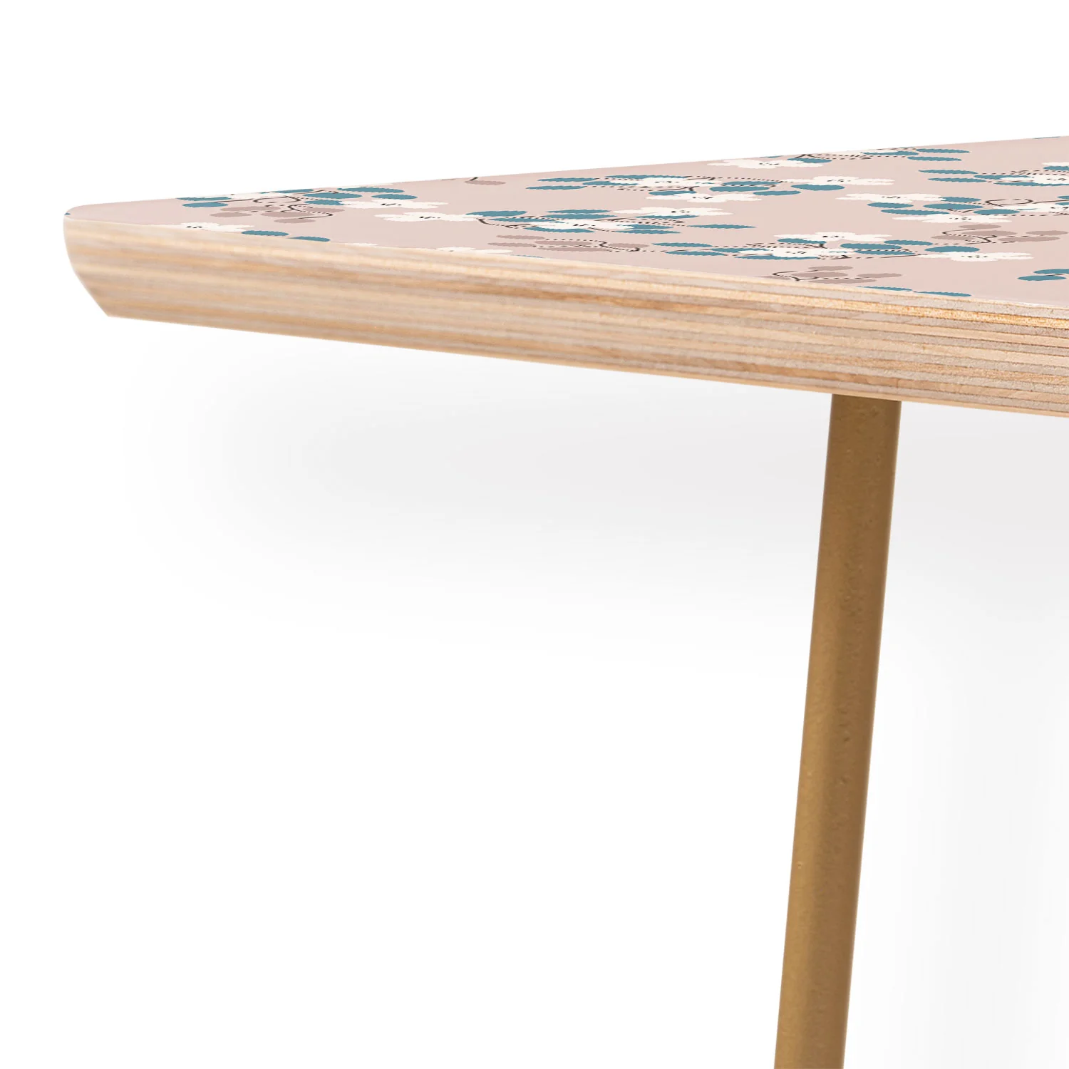 Mirimo Tiny White Flowers Coffee Table - Image 5