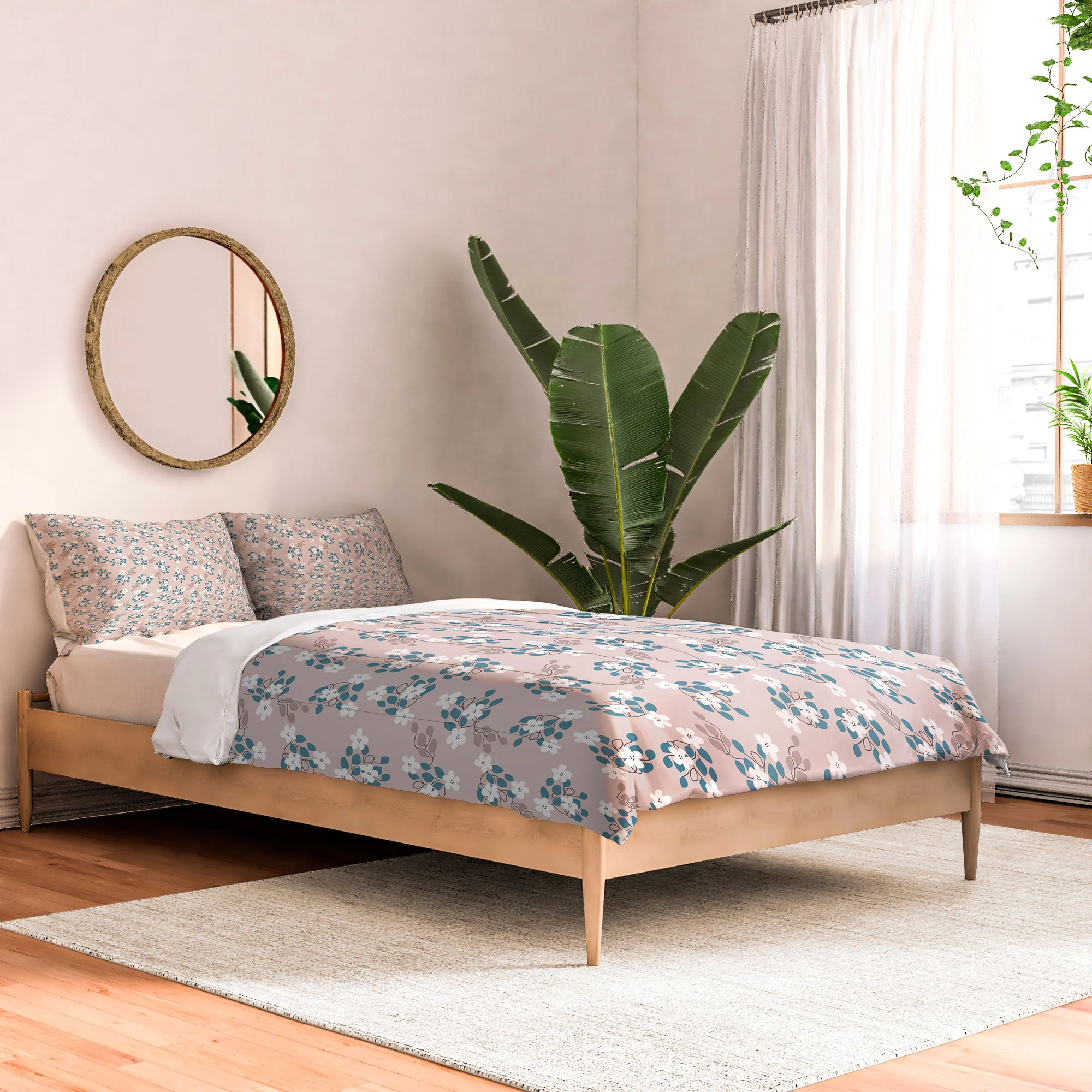 Mirimo Tiny White Flowers Comforter - Image 11