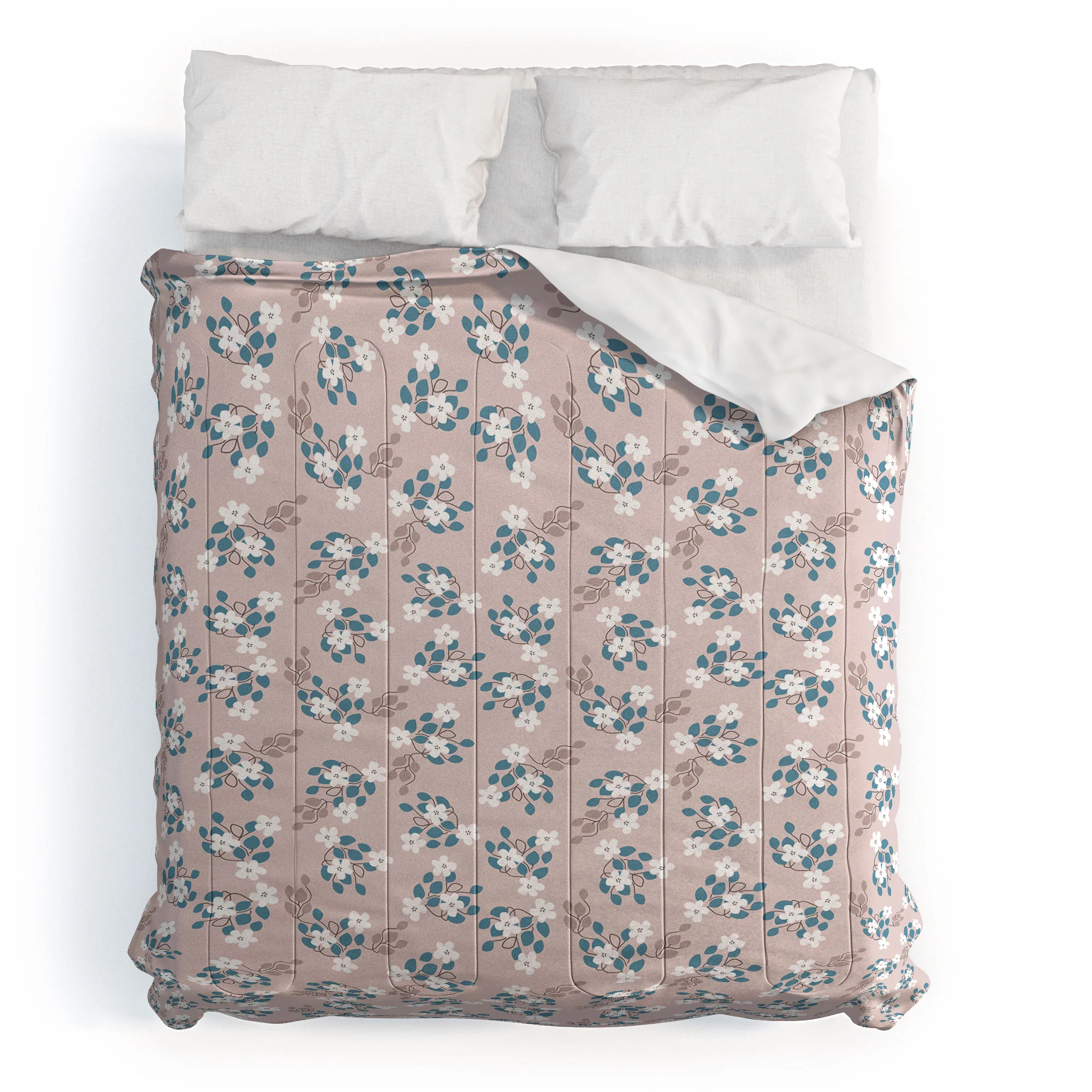 Mirimo Tiny White Flowers Comforter - Image 13
