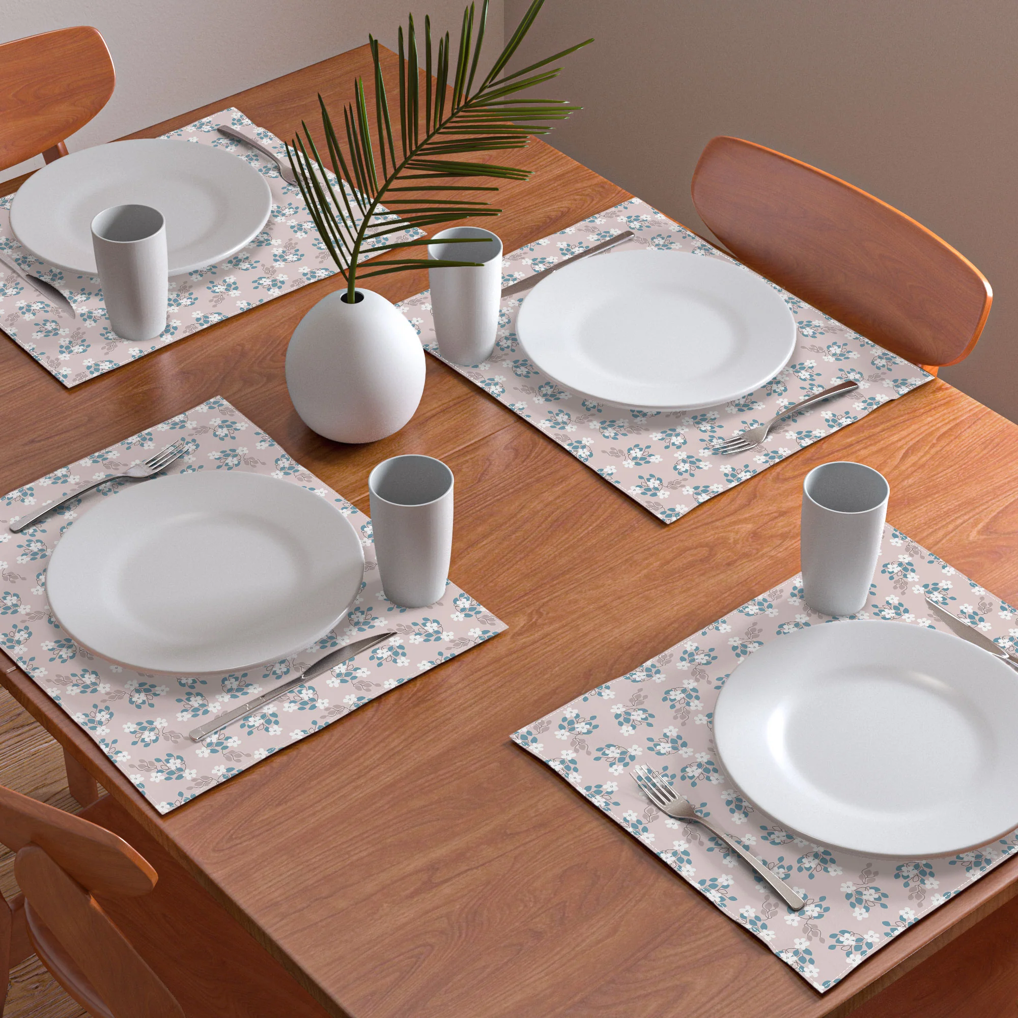 Mirimo Tiny White Flowers Placemat - Image 3