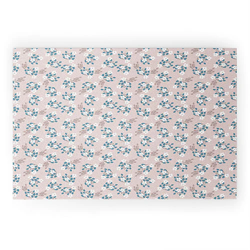 Mirimo Tiny White Flowers Welcome Mat - Image 2