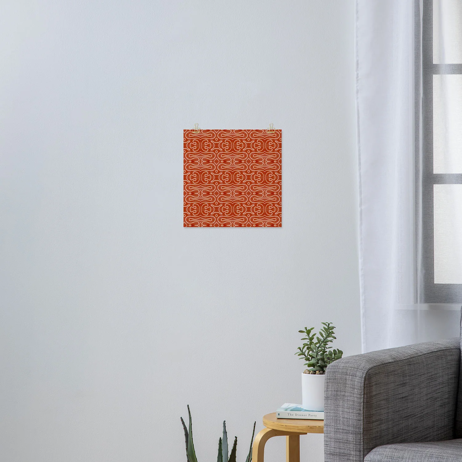 Mirimo Venexiana Burnt Orange Art Print - Image 15