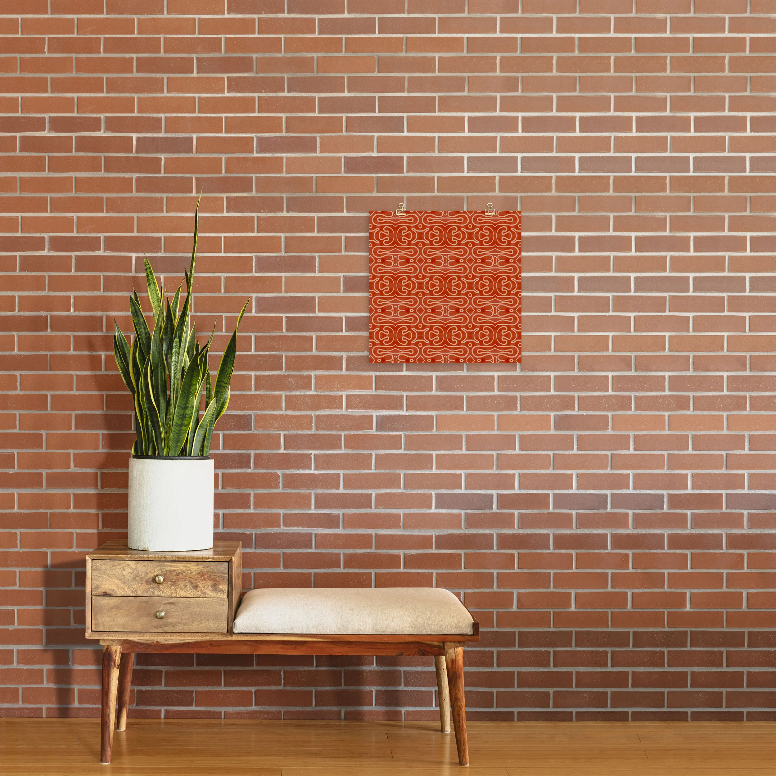 Mirimo Venexiana Burnt Orange Art Print - Image 17