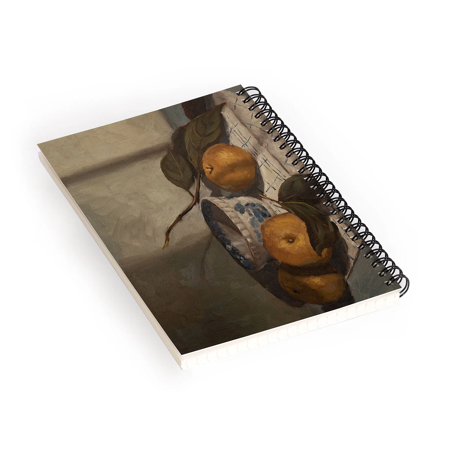 Miss Mustard Seed asian pears transferware bowl Spiral Notebook - Image 2