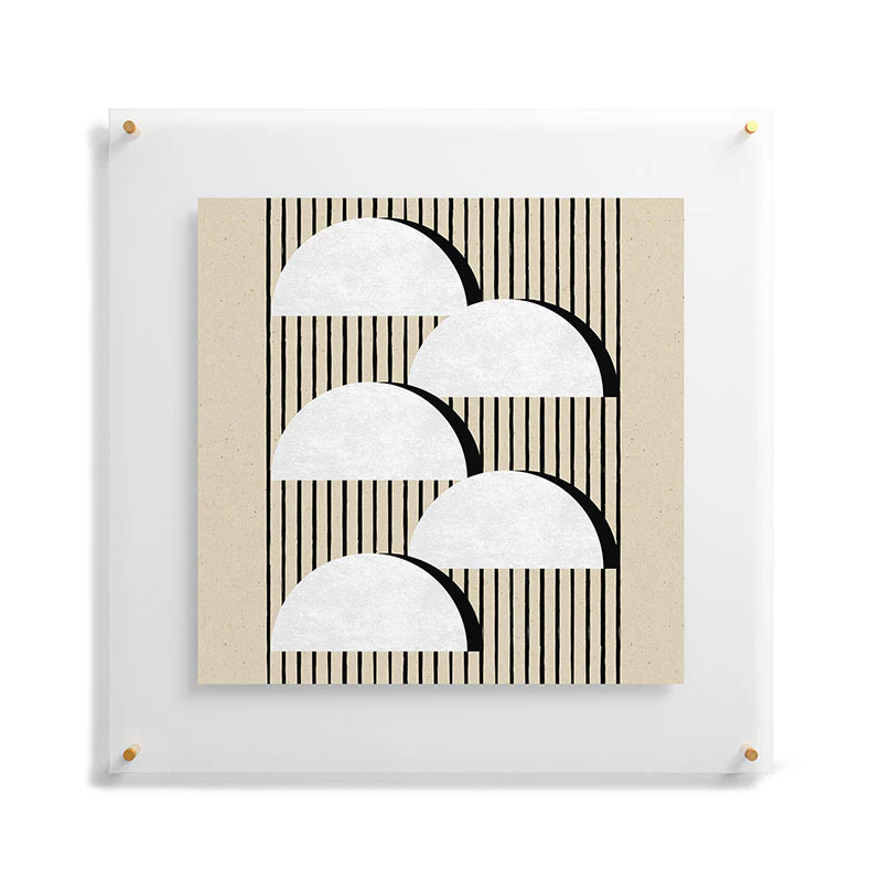 MoonlightPrint Halfmoon Stripes Floating Acrylic Print - Image 37