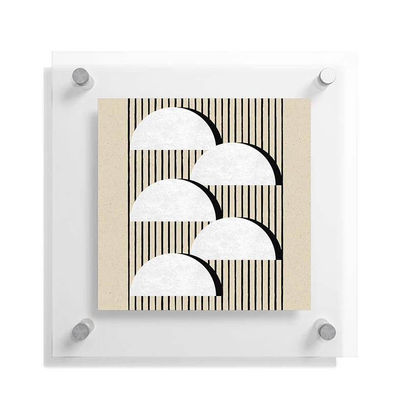 MoonlightPrint Halfmoon Stripes Floating Acrylic Print - Image 9