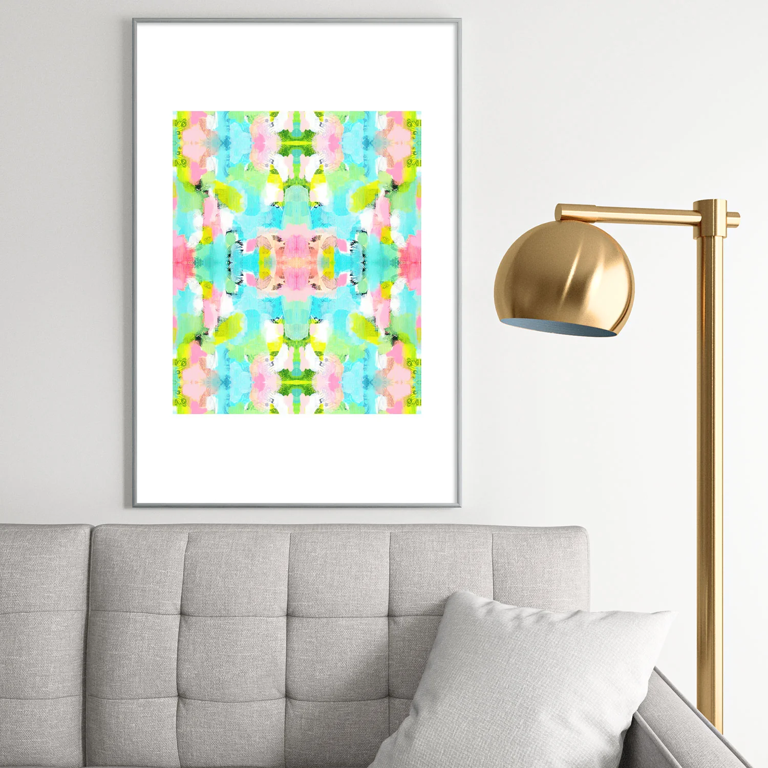 Natalie Baca Hall Park Metal Framed Art Print - Image 42