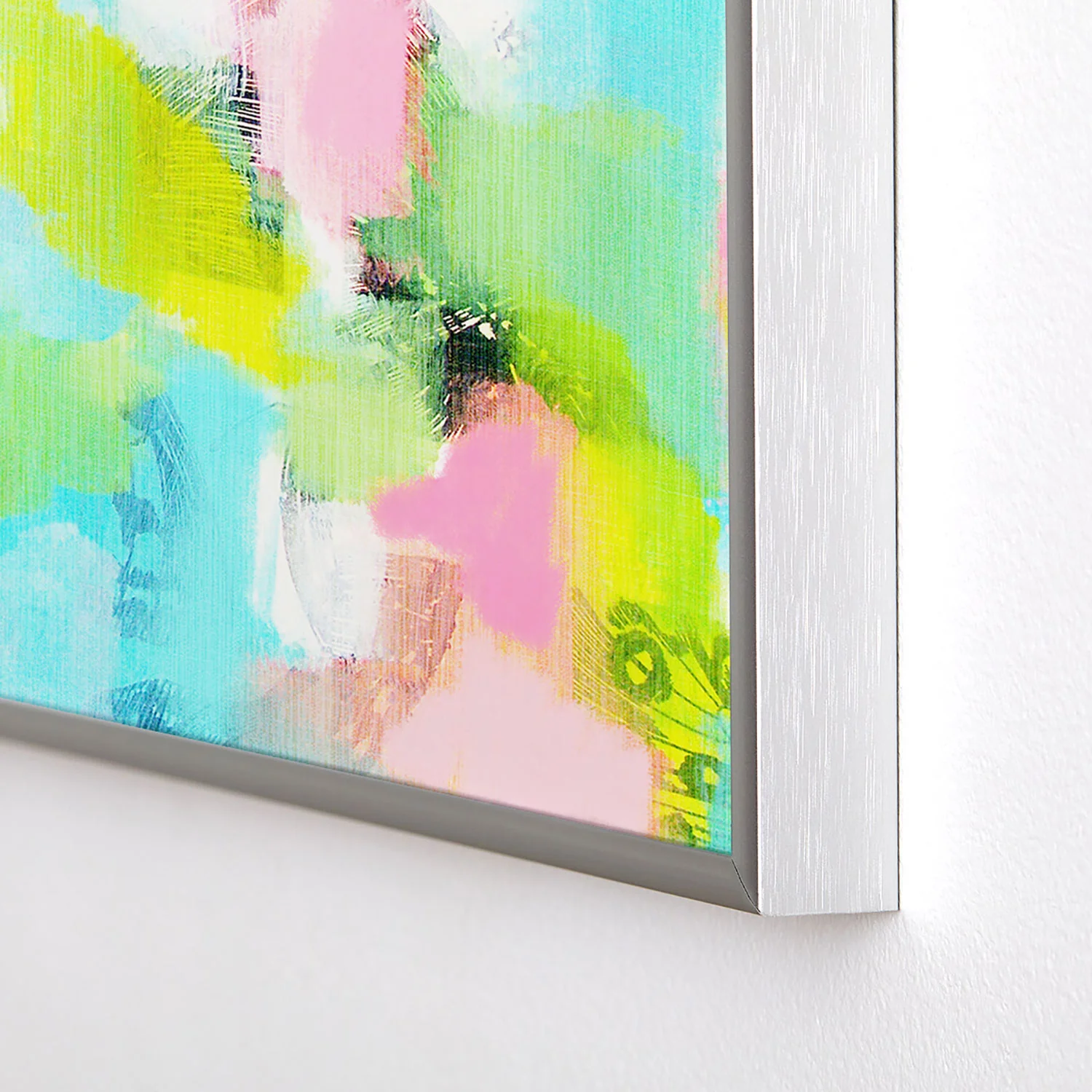 Natalie Baca Hall Park Square Metal Framed Art Print - Image 20
