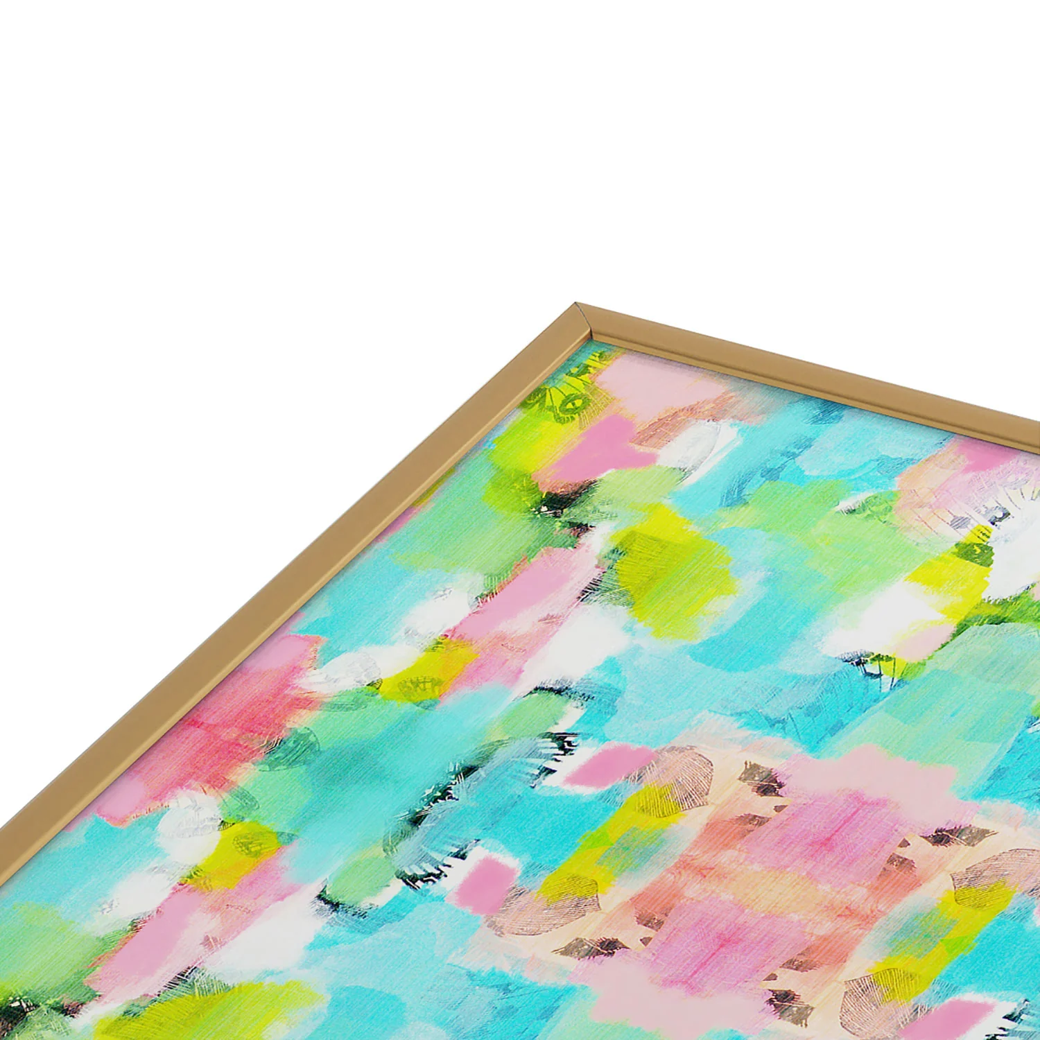 Natalie Baca Hall Park Square Metal Framed Art Print - Image 3
