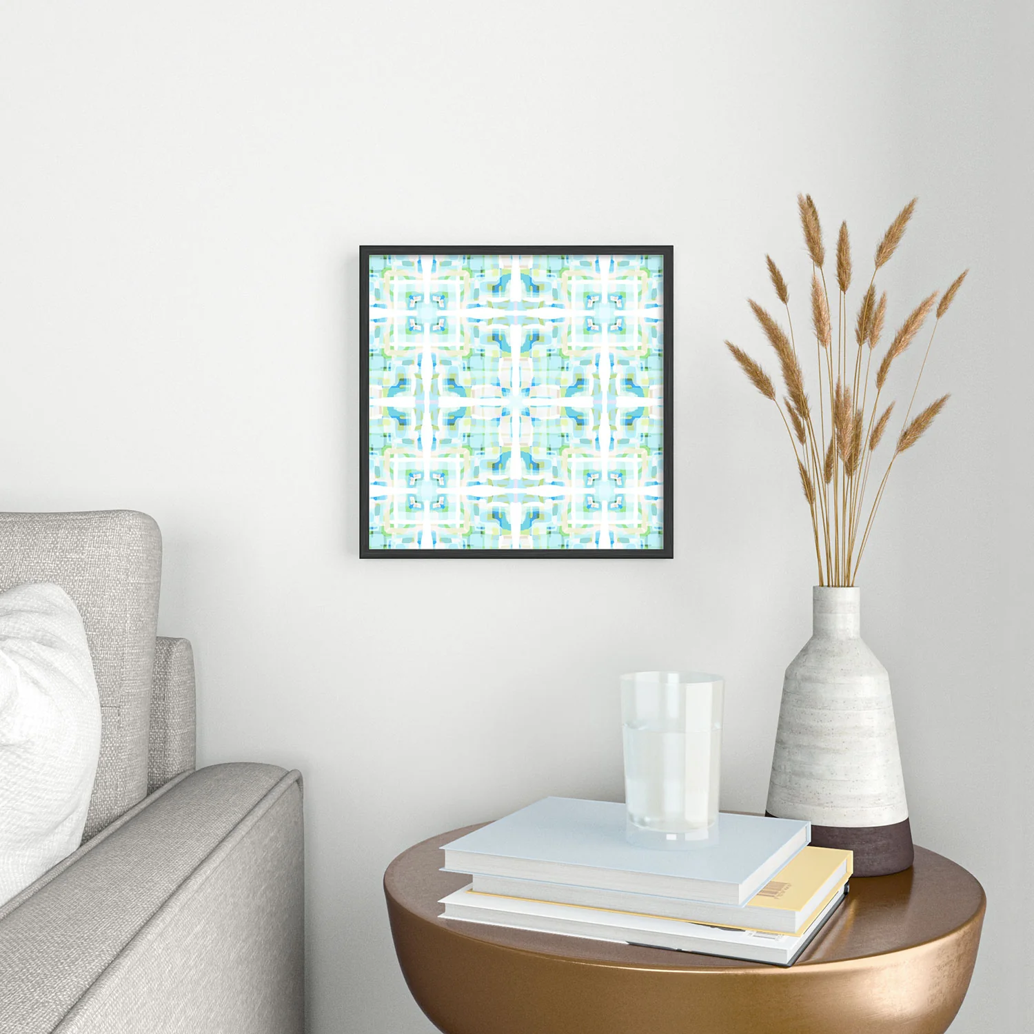 Natalie Baca Sanctuary Square Metal Framed Art Print - Image 10