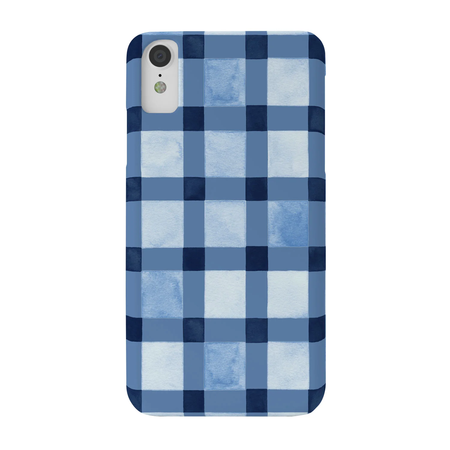 Ninola Design Checker Mosaic Navy Blue Phone Case - Image 13