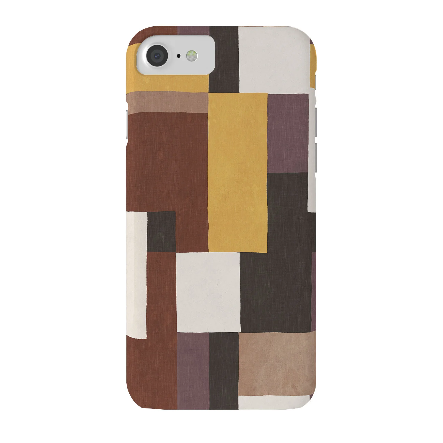 Ninola Design Everyday Artifact Modern Color Block Texture Earthy Phone Case - Image 16