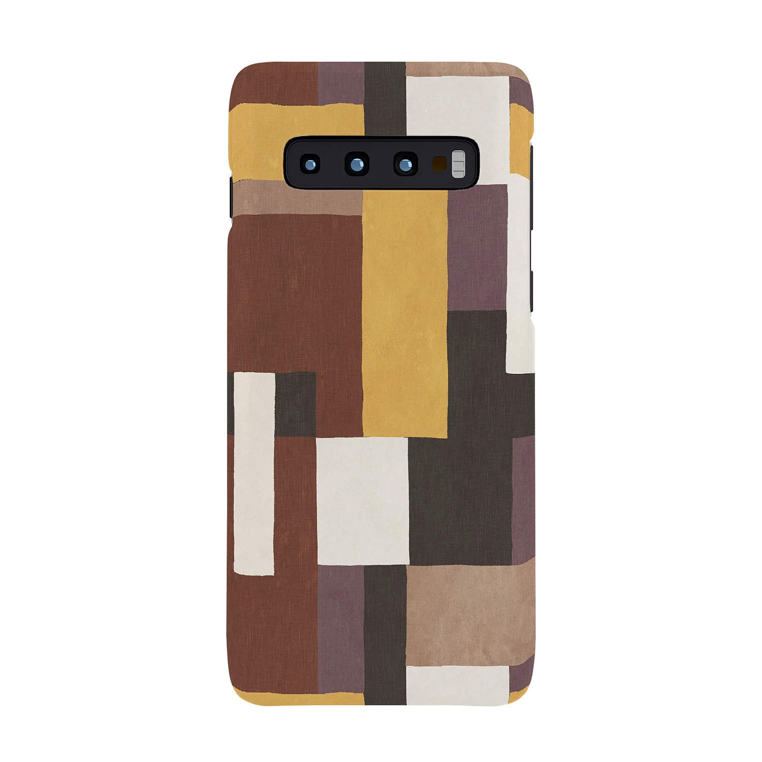 Ninola Design Everyday Artifact Modern Color Block Texture Earthy Phone Case - Image 17