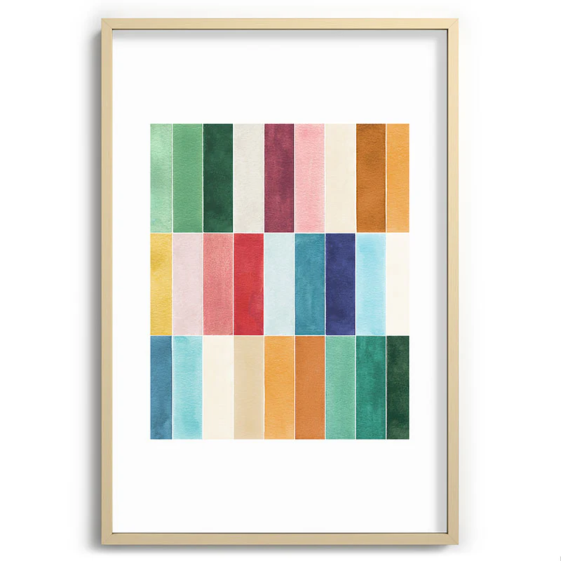 Ninola Design Modern Craft Rectangular Colorful Tiles Color Utopia Recessed Framing Rectangle - Image 29