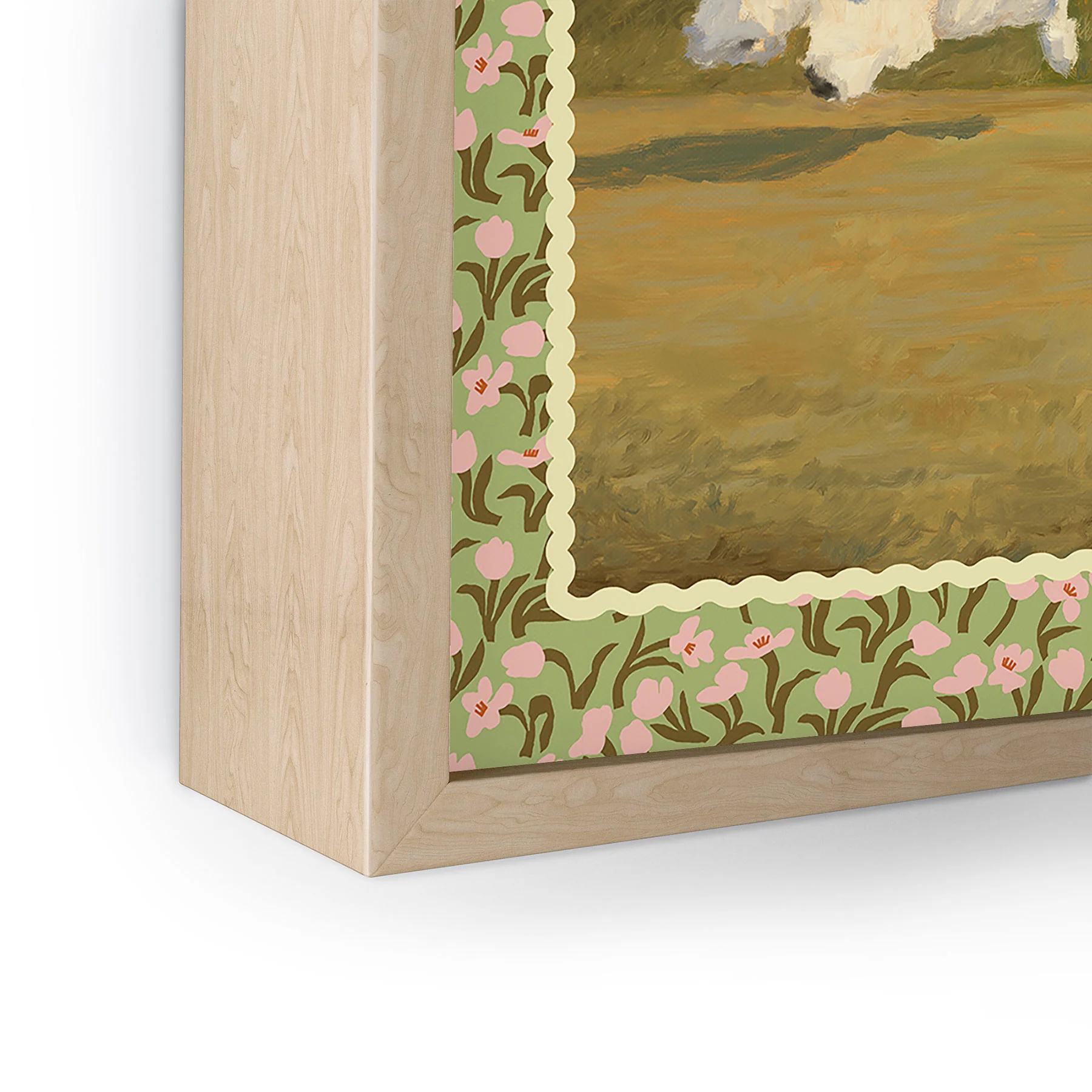 NKTN Three Dogs Running Framed Mini Art Print - Image 12