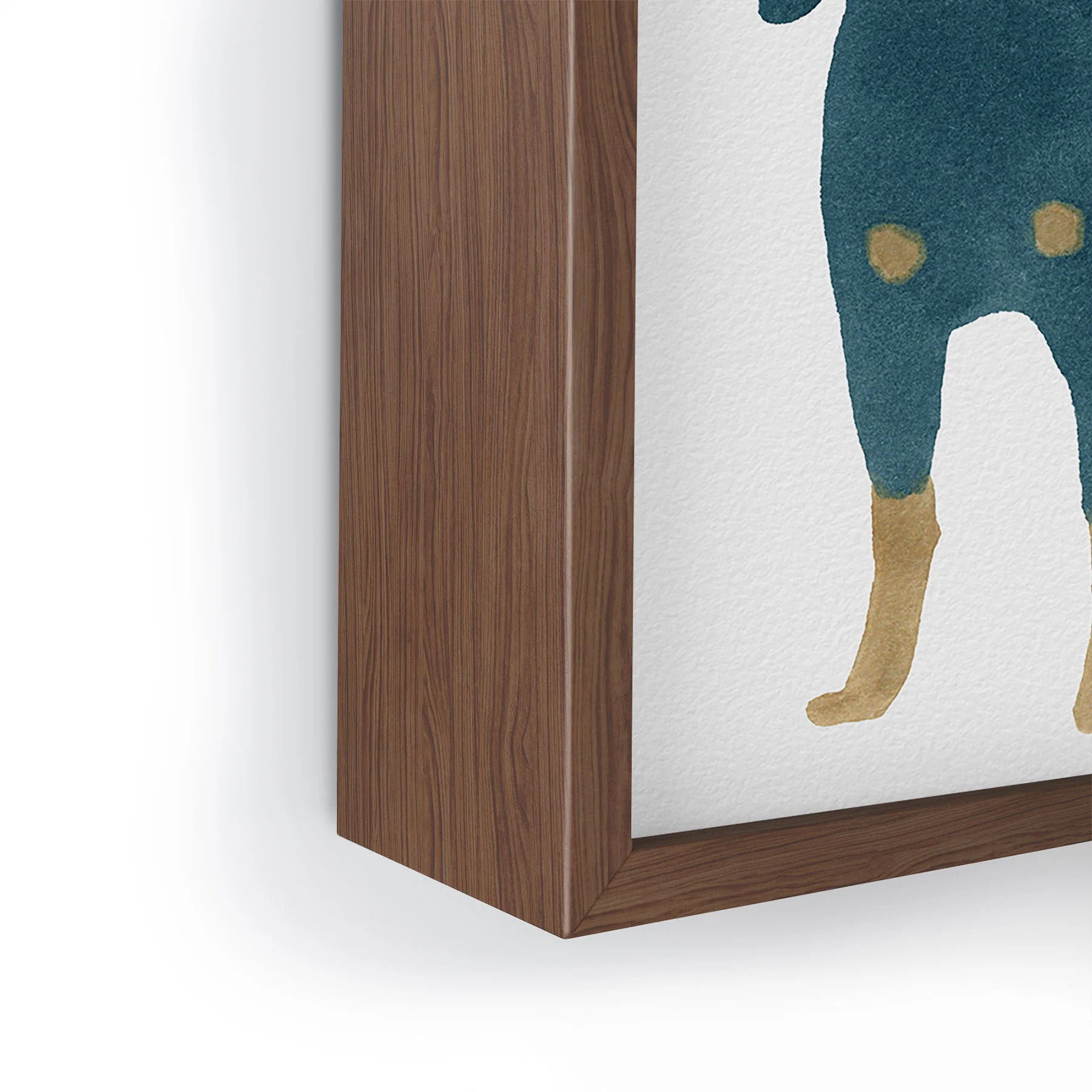 norarikka Dog and a Mini HalfRound Window Framed Mini Art Print - Image 11