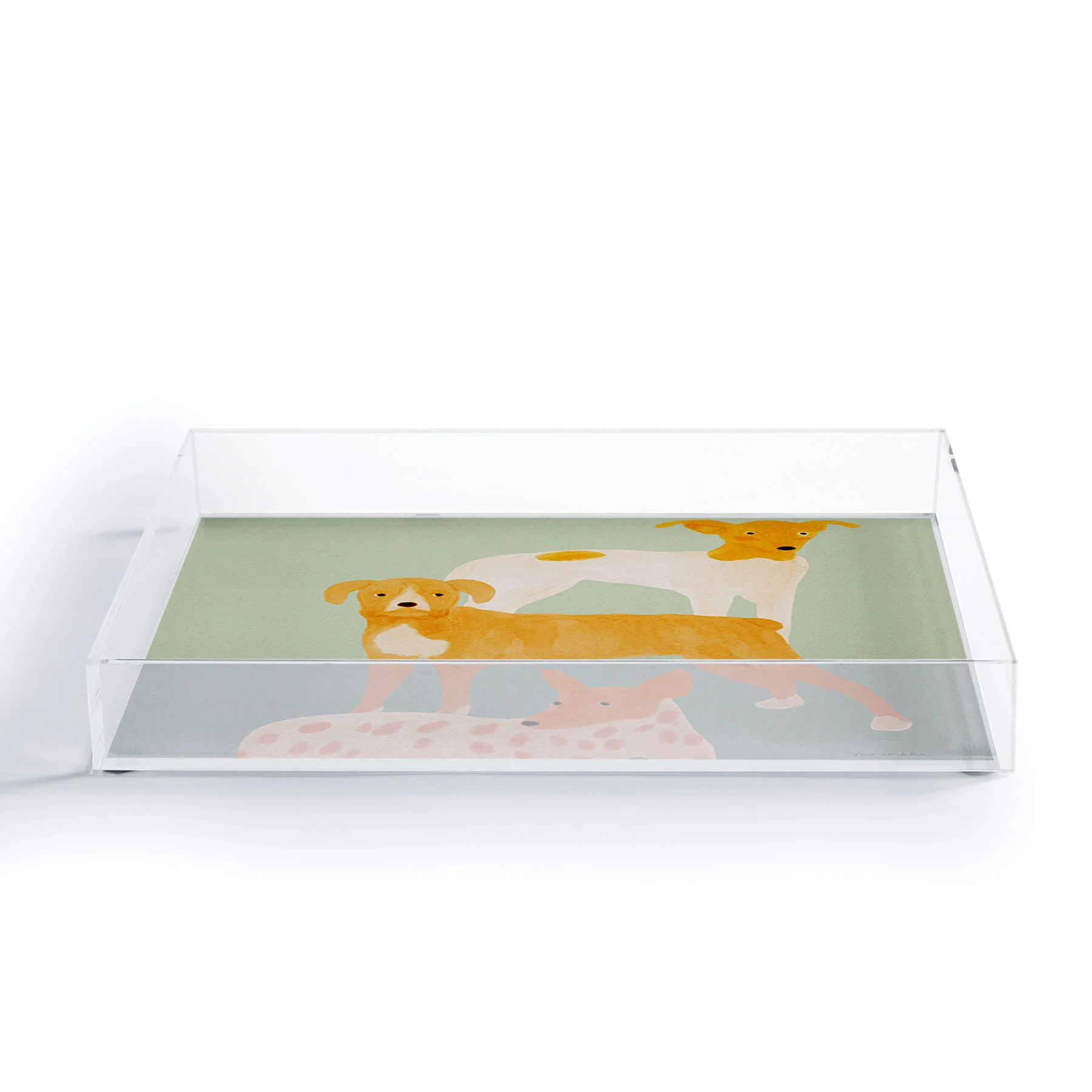 norarikka Three Dogs Lined Up Acrylic Tray - Image 6