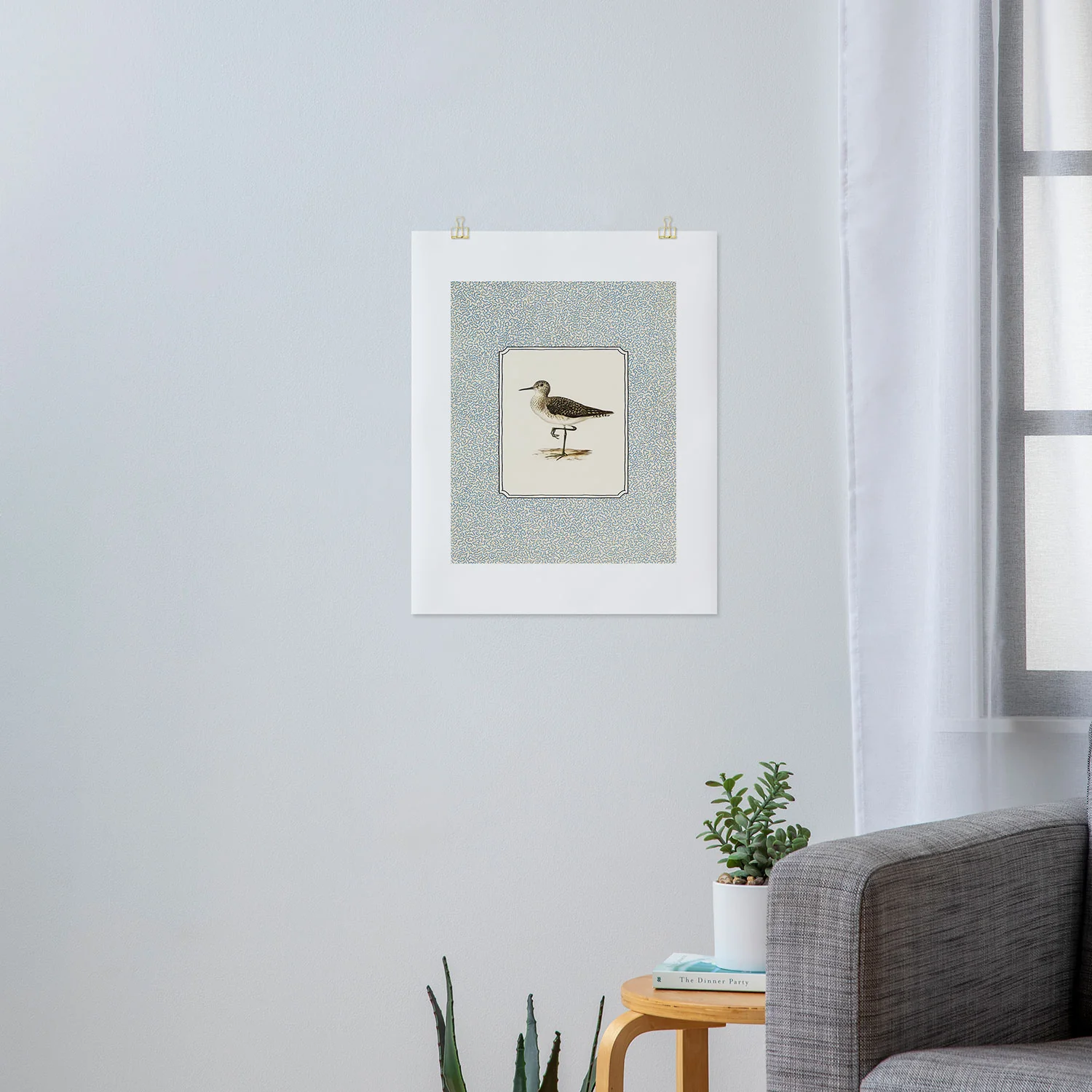 Oh Fine! Art Balancing Sandpiper Art Print - Image 9