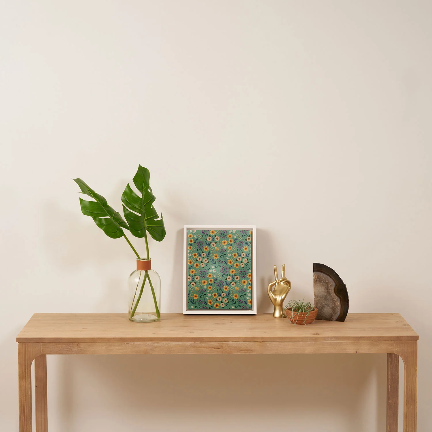 Pimlada Phuapradit Ditsy Floral Blue Green Art Canvas - Image 19