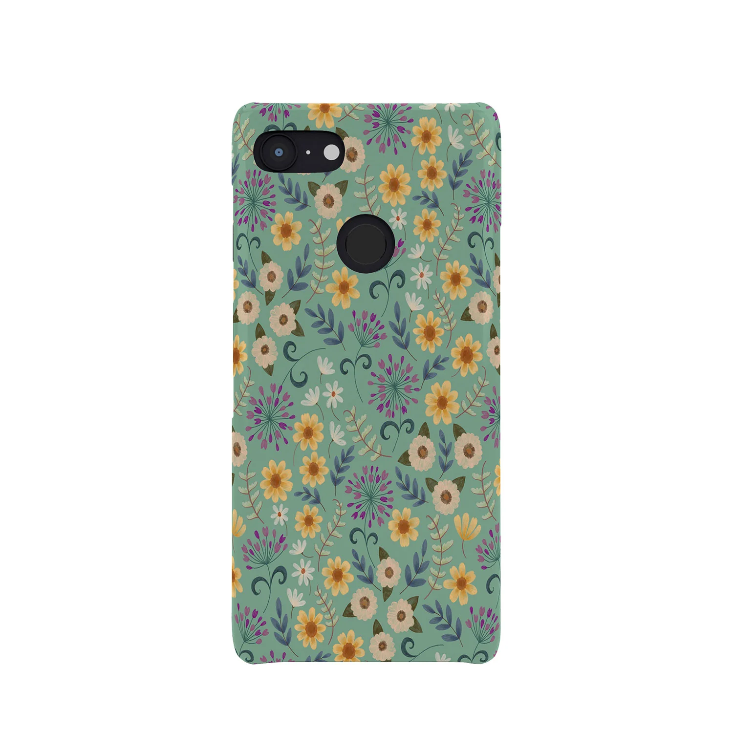 Pimlada Phuapradit Ditsy Floral Blue Green Phone Case - Image 19