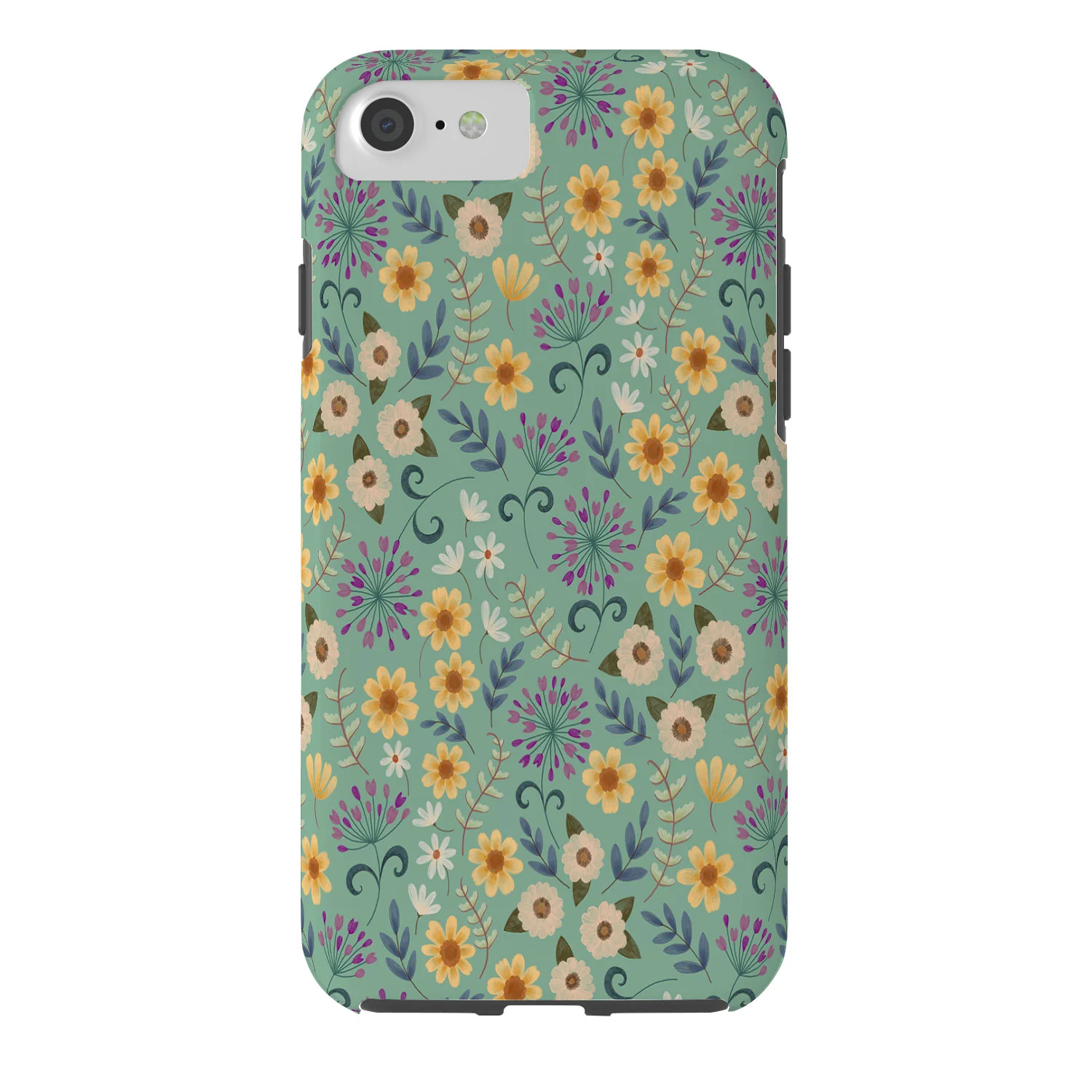 Pimlada Phuapradit Ditsy Floral Blue Green Phone Case - Image 35