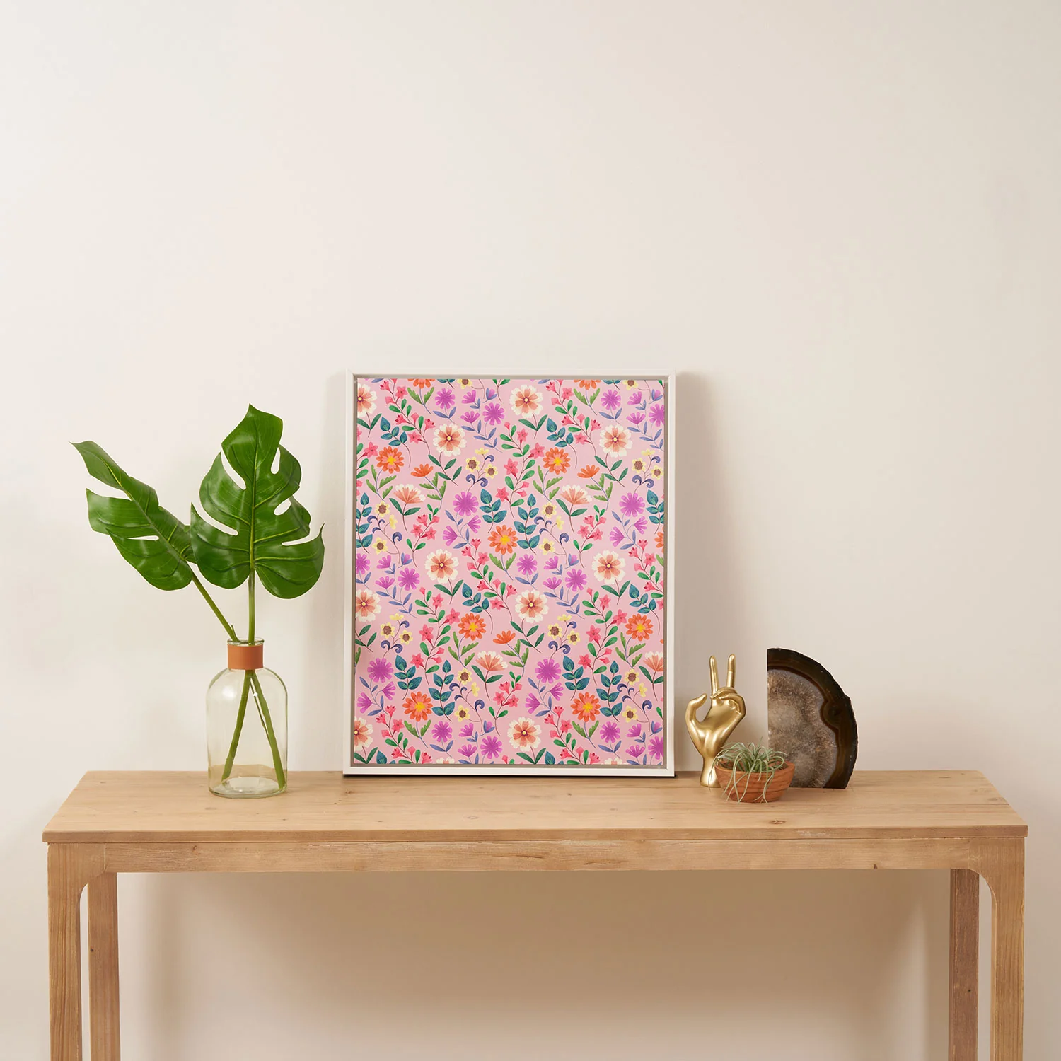 Pimlada Phuapradit Ditsy Floral Pink Art Canvas - Image 20