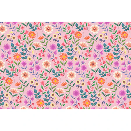 Pimlada Phuapradit Ditsy Floral Pink Wall Mural - Image 6