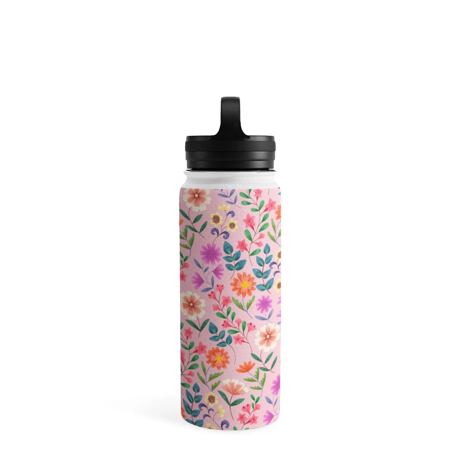 Pimlada Phuapradit Ditsy Floral Pink Water Bottle - Image 23