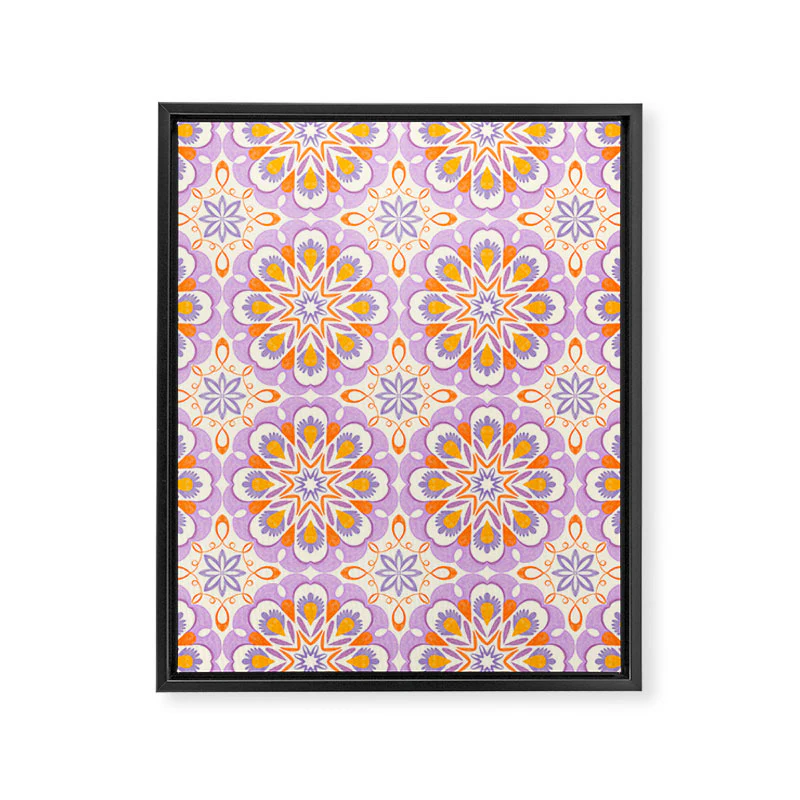 Pimlada Phuapradit Floral tiles 17 Art Canvas - Image 6