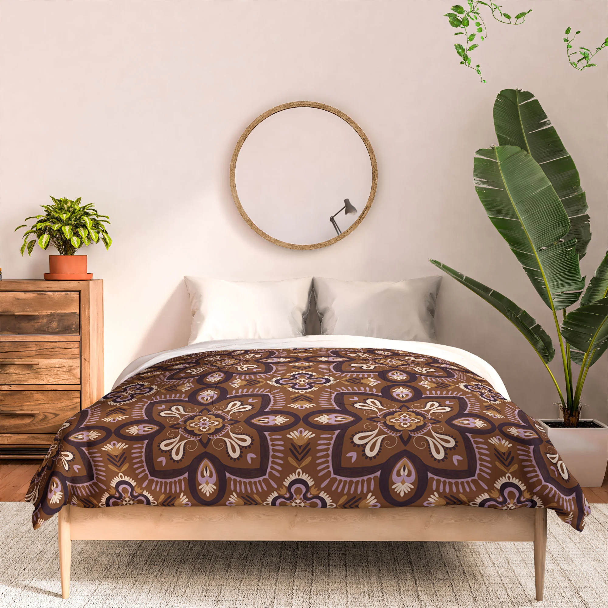 Pimlada Phuapradit Floral tiles 18 Comforter - Image 3