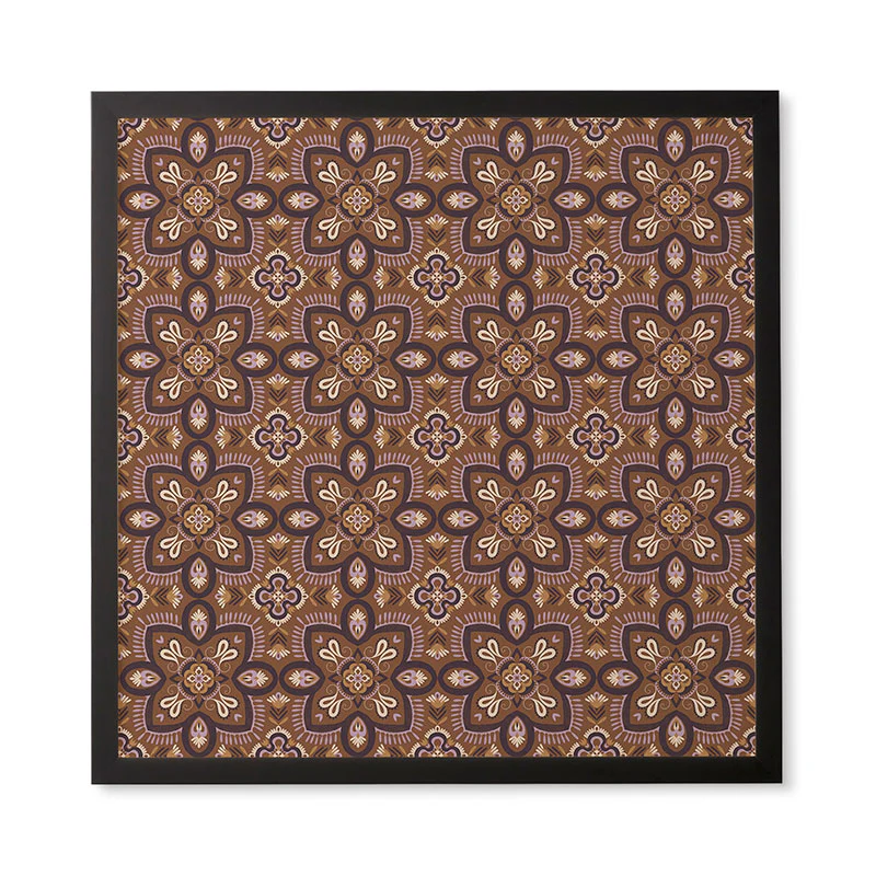 Pimlada Phuapradit Floral tiles 18 Framed Wall Art - Image 11