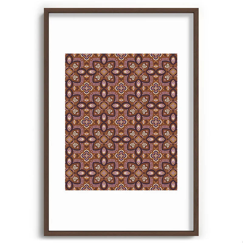 Pimlada Phuapradit Floral tiles 18 Recessed Framing Rectangle - Image 31